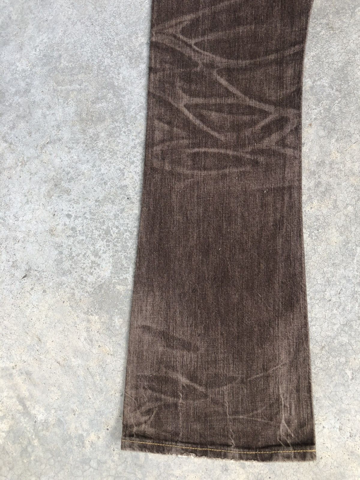 If Six Was Nine Japanese Edwin Flared Jeans Distressed Jeans Size US 34 / EU 50 - 12 Thumbnail