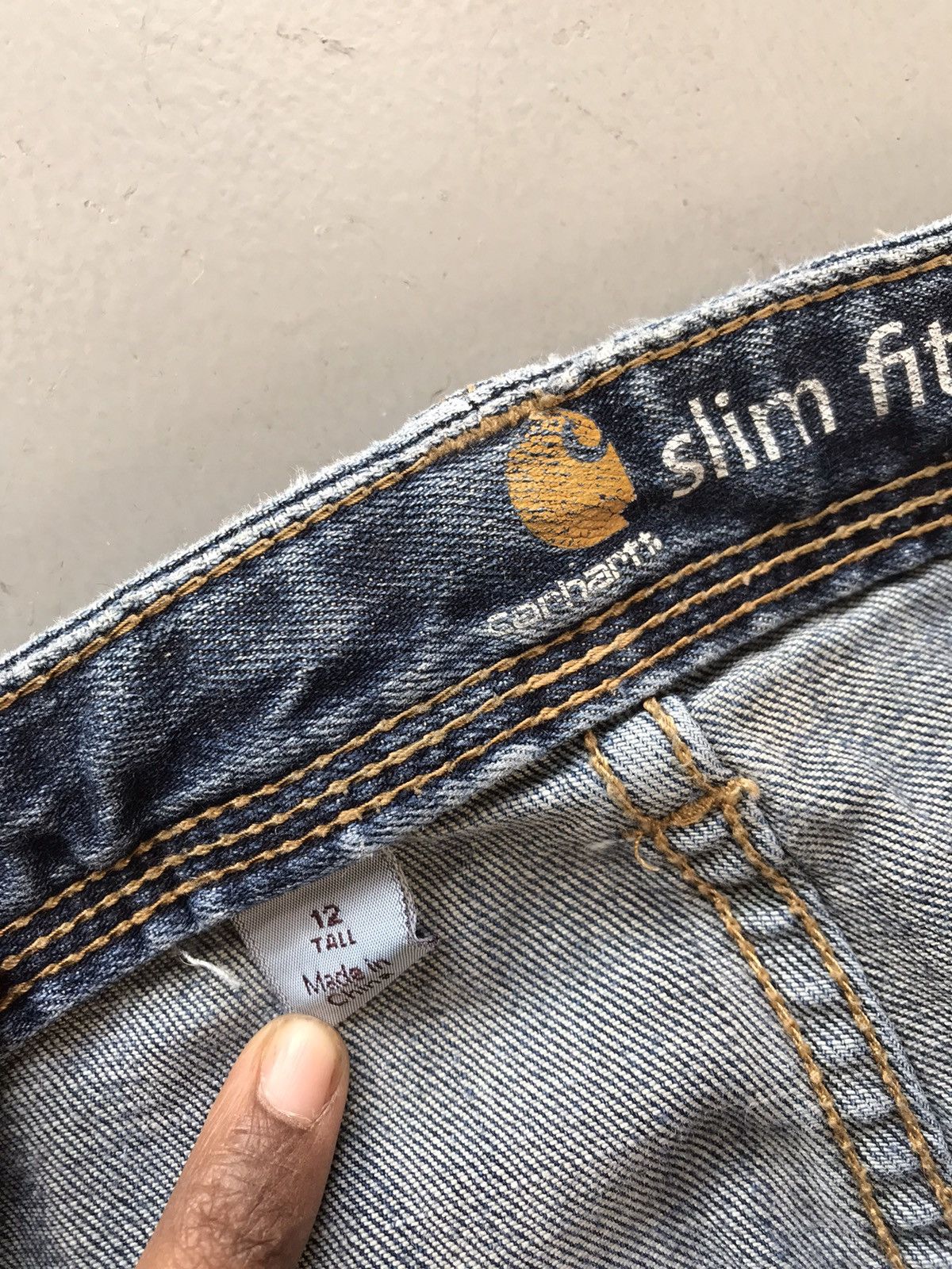 Carhartt × Vintage Vintage Carhartt light weight double knee denim Size US 34 / EU 50 - 5 Thumbnail