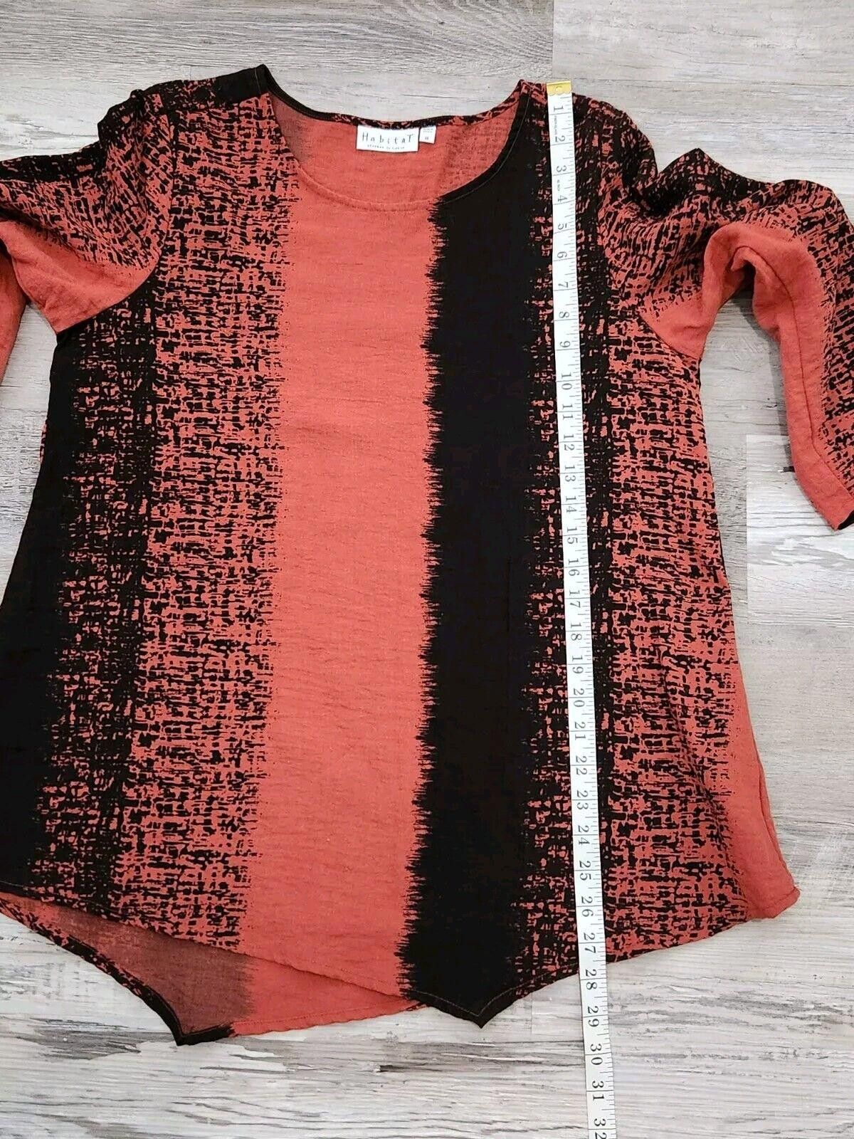 Habitat Habitat Clothes To Live In top Medium Orange Tunic shirt Size M / US 6-8 / IT 42-44 - 6 Thumbnail