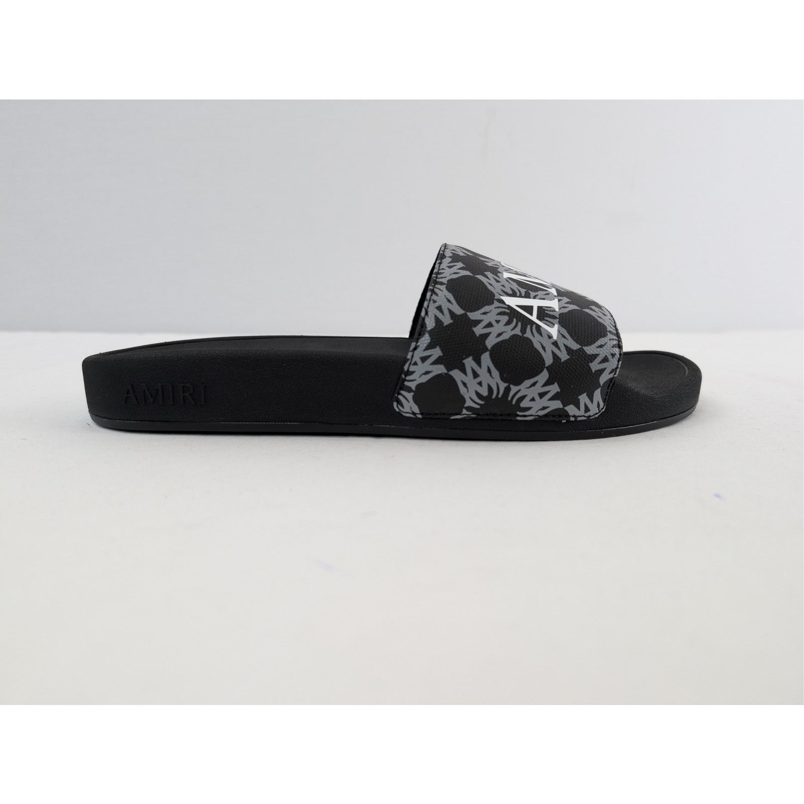 Amiri o1rshd1 MA Quad Canvas Pool Slide Sandals in Black Size US 12 / EU 45 - 4 Thumbnail
