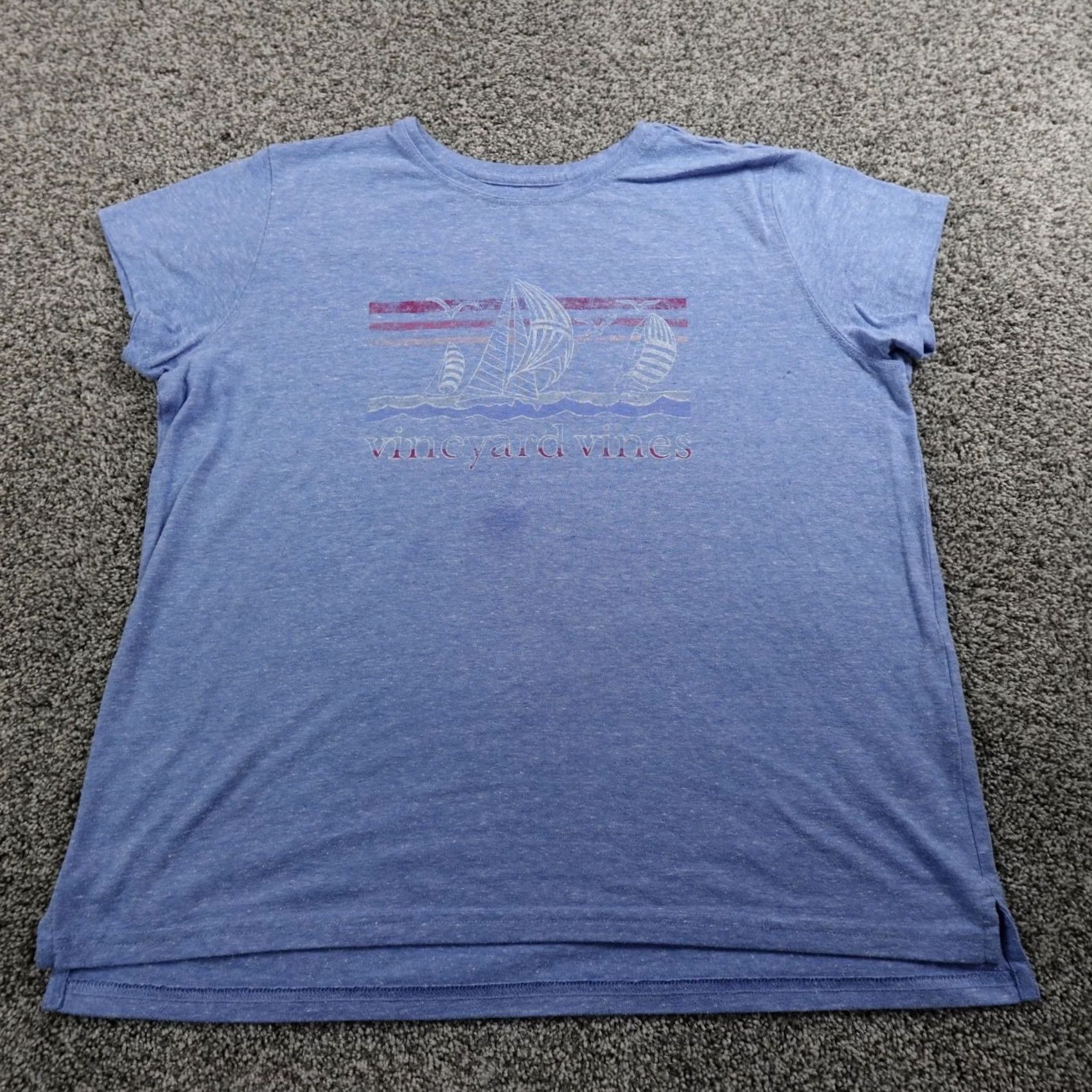 Vineyard Vines Vineyard Vines Shirt Womens M Blue Sailing Logo Nautical Beach Ocean Surf Preppy Shirt Womens M Blue Nautical Beach Ocean Surf Preppy Size M / US 6-8 / IT 42-44 - 2 Thumbnail