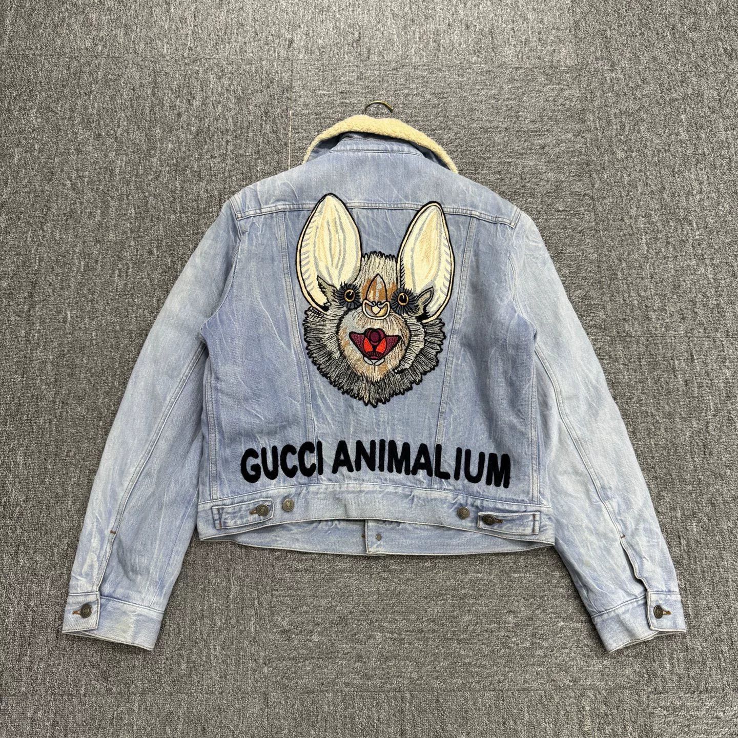 Gucci gucci lamb wool denim jacket. Size US L / EU 52-54 / 3 - 2 Thumbnail