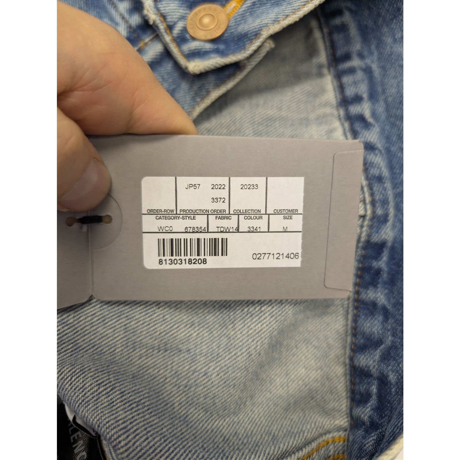 Balenciaga o1rshd1 Denim Organic Japanese Twill Jacket in Green/Olive Size US M / EU 48-50 / 2 - 23 Thumbnail