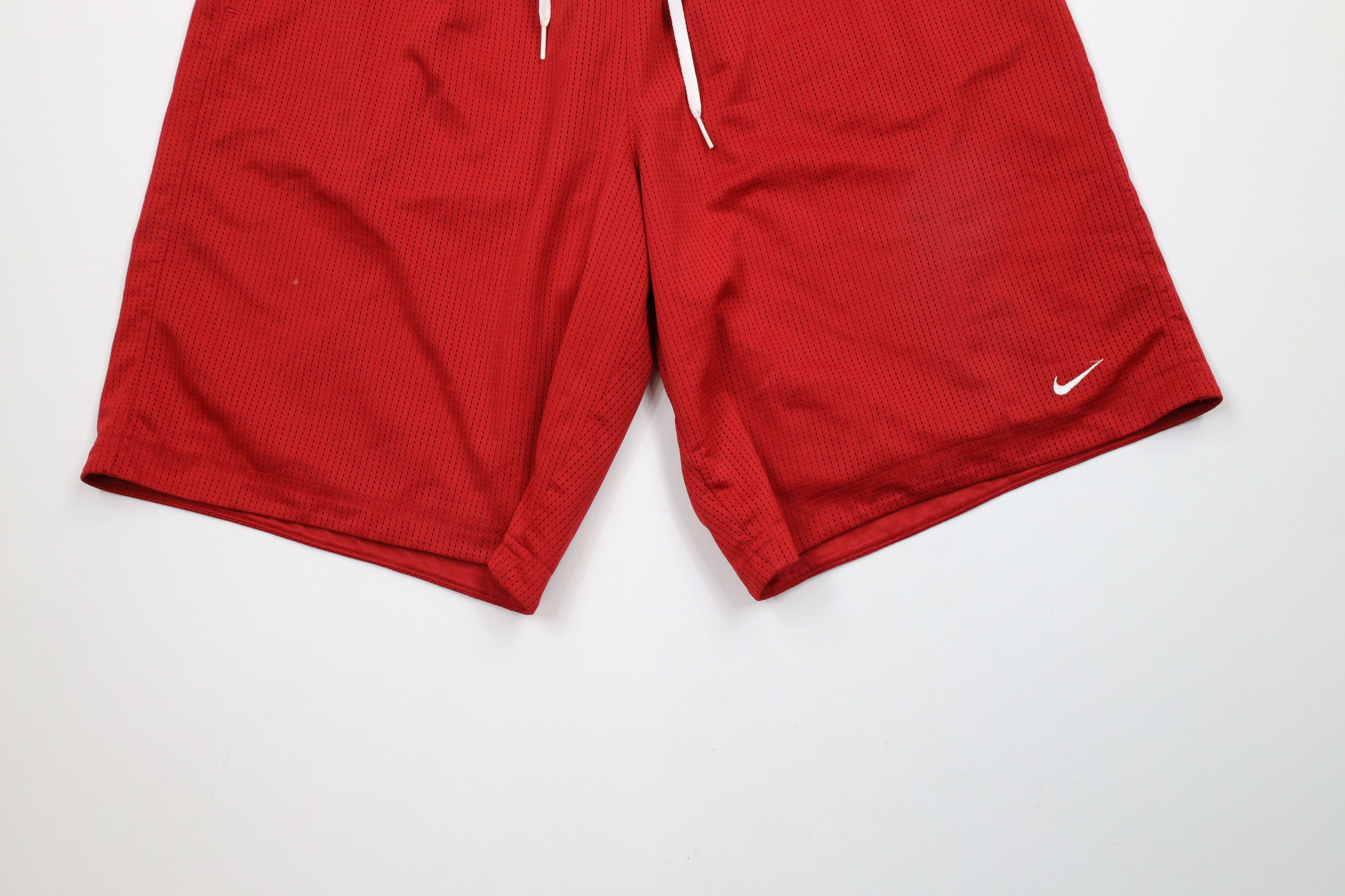 Nike × Vintage Vintage 90s Nike Mini Swoosh Mesh Basketball Gym Shorts Size US 34 / EU 50 - 4 Thumbnail