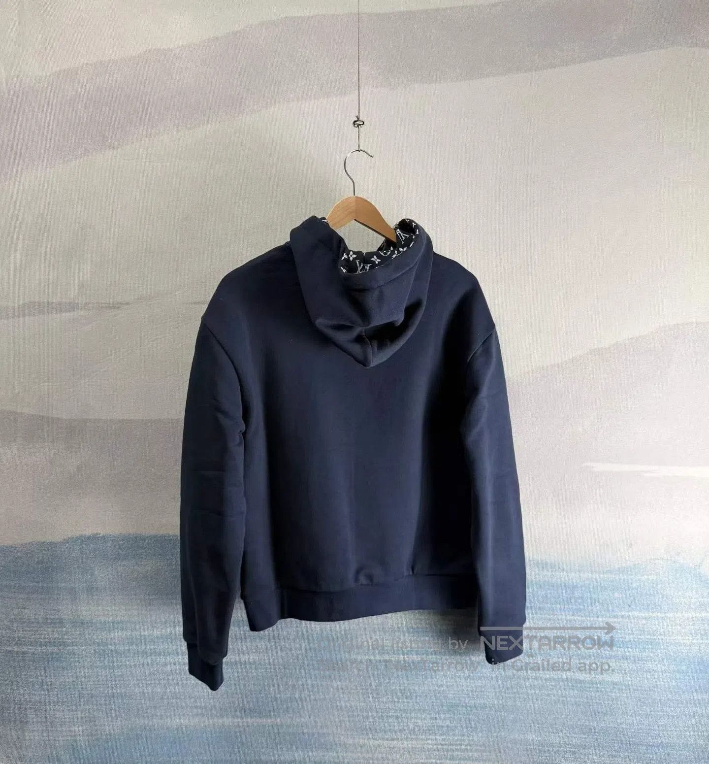 Louis Vuitton Louis Vuitton Deep Blue Diamond Drawcord Full Print Hoodie Size US XS / EU 42 / 0 - 3 Thumbnail