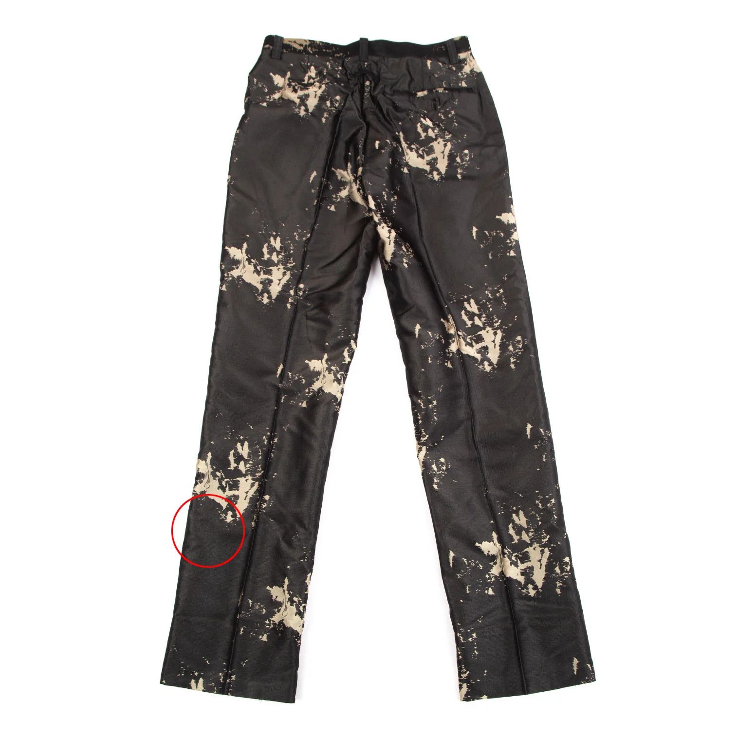 Jean Paul Gaultier Jacquard Design Slacks Pants in Black, Size 46 Size US 30 / EU 46 - 10 Thumbnail