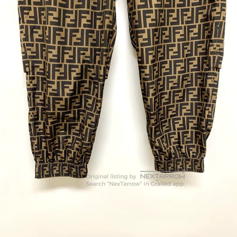Fendi Fendi Double F Logo Printed Drawcord Waist Casual Pants Size US 30 / EU 46 - 7 Thumbnail