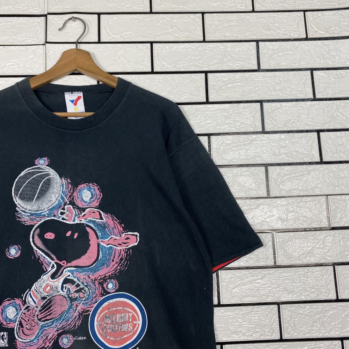 Vintage 📌Vintage 90s Artex USA Snoopy Pistons Basketball NBA Size US L / EU 52-54 / 3 - 7 Thumbnail