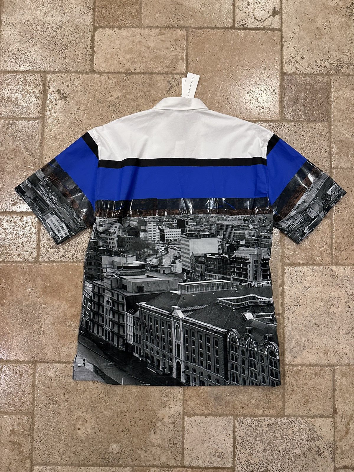 Dries Van Noten Dries Van Noten Cassidye Belgian 2022 Blue Button-Down Shirt Size US XL / EU 56 / 4 - 7 Thumbnail