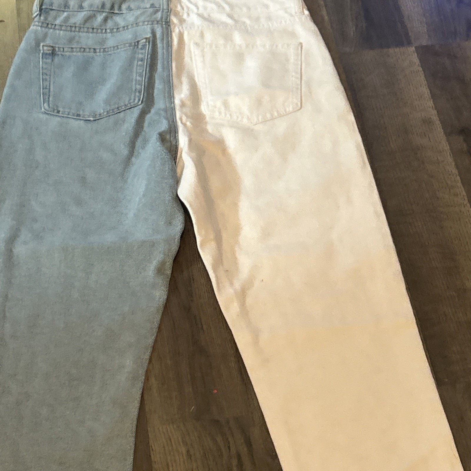 Other Adika Size Small Women’s Two Toned White & Denim Jeans New Size 26" / US 2 / IT 38 - 15 Thumbnail