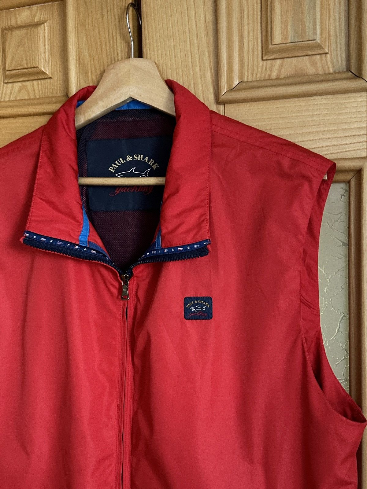 Paul & Shark Paul & Shark Red Quilted Vest XL- L Jacket Yachting Italy Size US XL / EU 56 / 4 - 3 Thumbnail