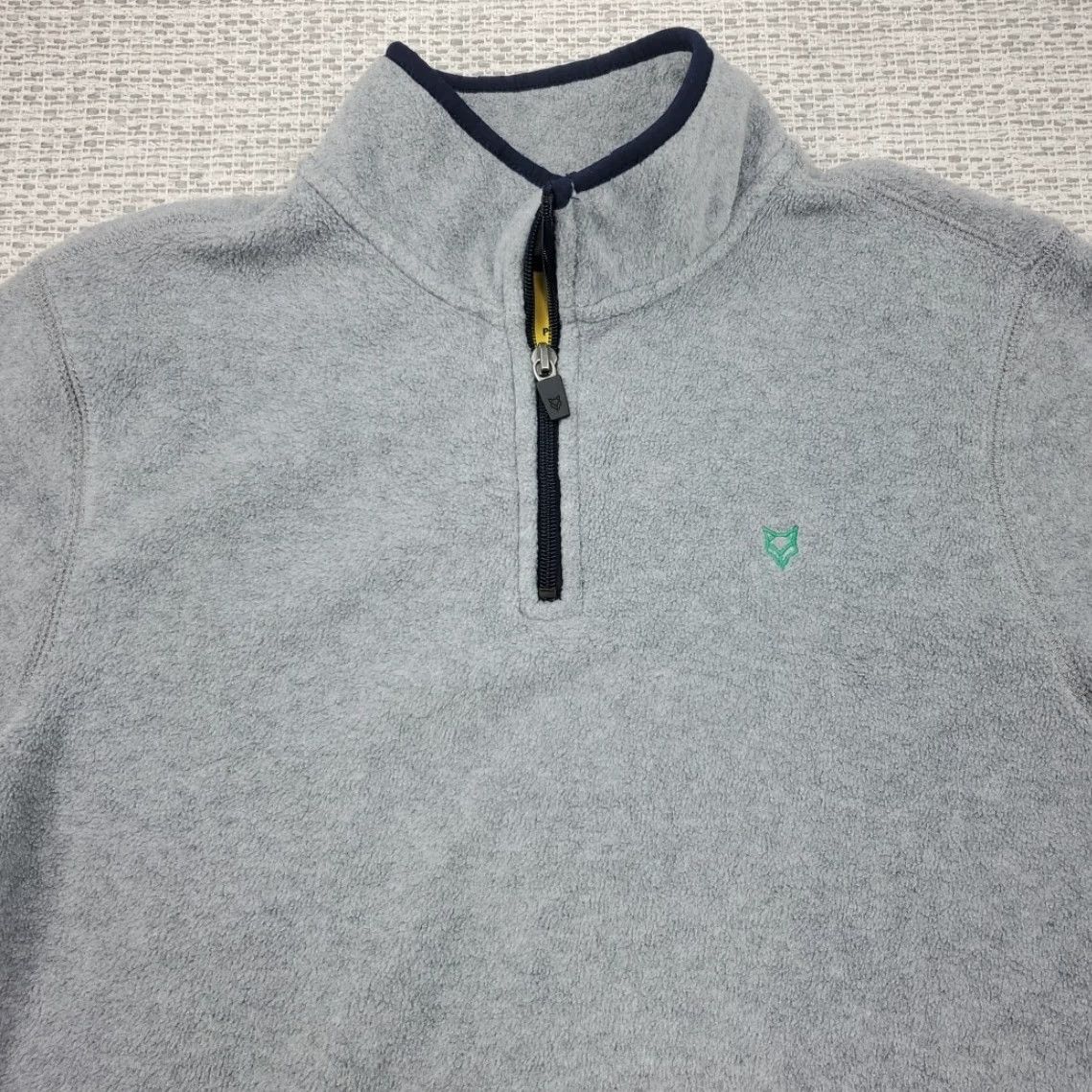 Prince Prince & Fox Mens S Light Gray Pullover Sweater 1/4 Zip Athleisure Hiking Golf Size US S / EU 44-46 / 1 - 4 Thumbnail