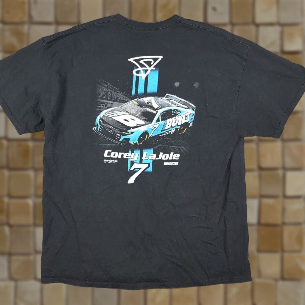 Fruit Of The Loom VINTAGE NASCAR Corey LaJoie Racing Men’s T Shirt 2XL Black Y2K 90s Retro Car Grunge Sport Size US XXL / EU 58 / 5 - 1 Thumbnail