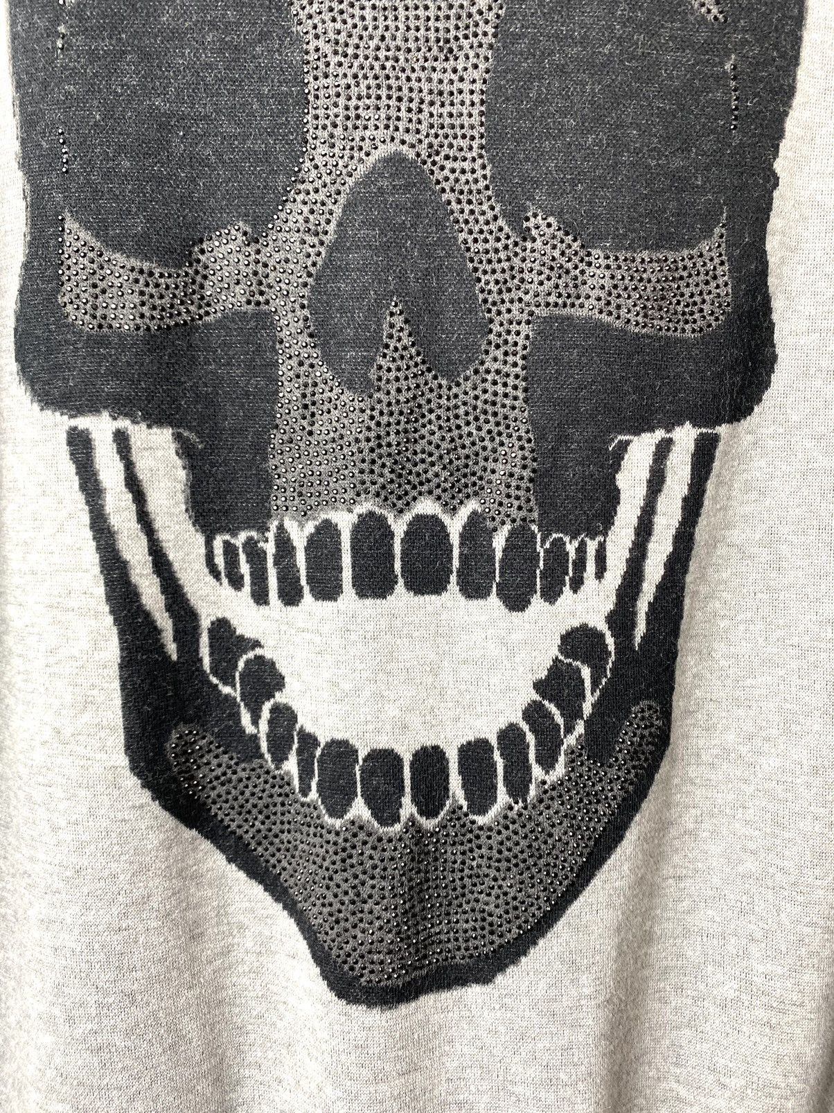 Philipp Plein 💥Rare! CRAZY Philipp Plein Rhinestones Scull Sweater Size US M / EU 48-50 / 2 - 11 Thumbnail