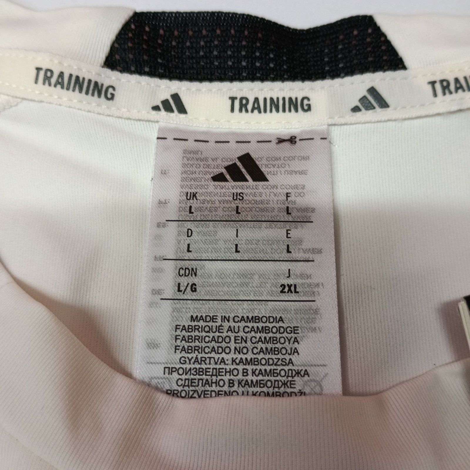 Adidas Adidas Men's Size L D4T Training Tank Top Shirt Chalk White Size US L / EU 52-54 / 3 - 3 Thumbnail