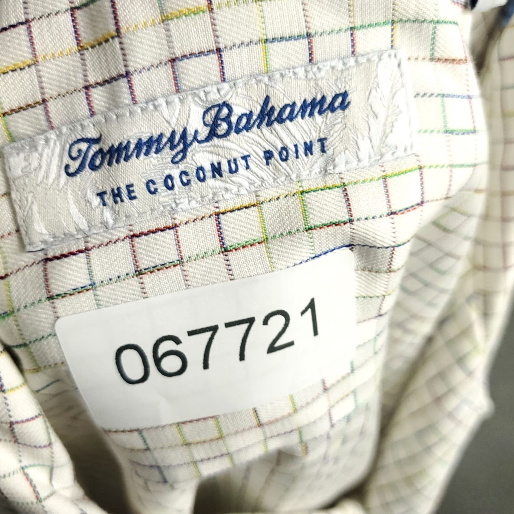 Tommy Bahama Tommy Bahama Shirt Mens XL Button-Up Short Sleeve Collared Hawaiian Check Yellow Modal Size US XL / EU 56 / 4 - 7 Thumbnail