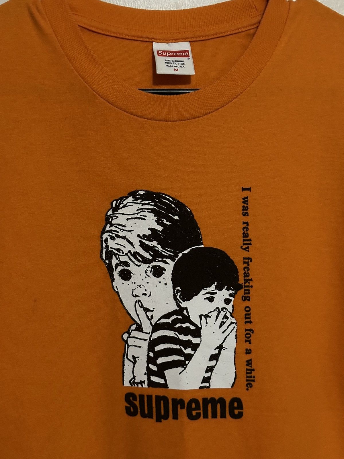 Supreme Supreme Freaking Out Tee Size US M / EU 48-50 / 2 - 2 Thumbnail