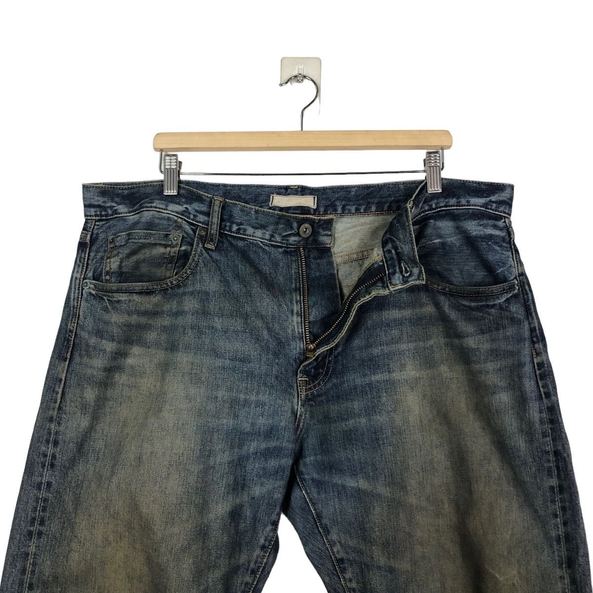 Japanese Brand 🔥Vintage Denim Jeans Uniqlo Japan Issey Miyake Size US 40 / EU 56 - 16 Thumbnail