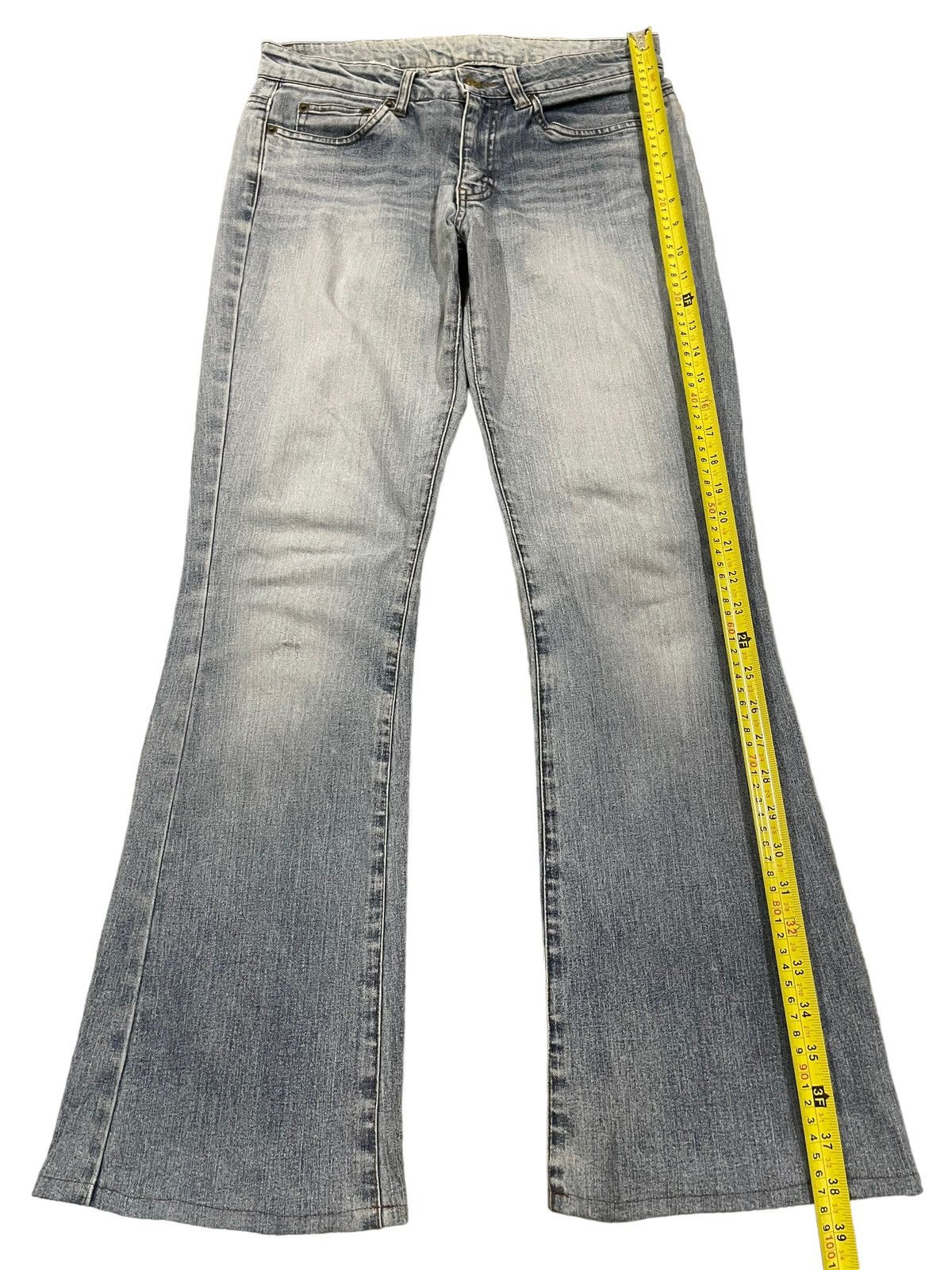 Hysteric Glamour Vintage Japanese Brand Blue Wash Style Flare Jeans Size US 30 / EU 46 - 10 Thumbnail