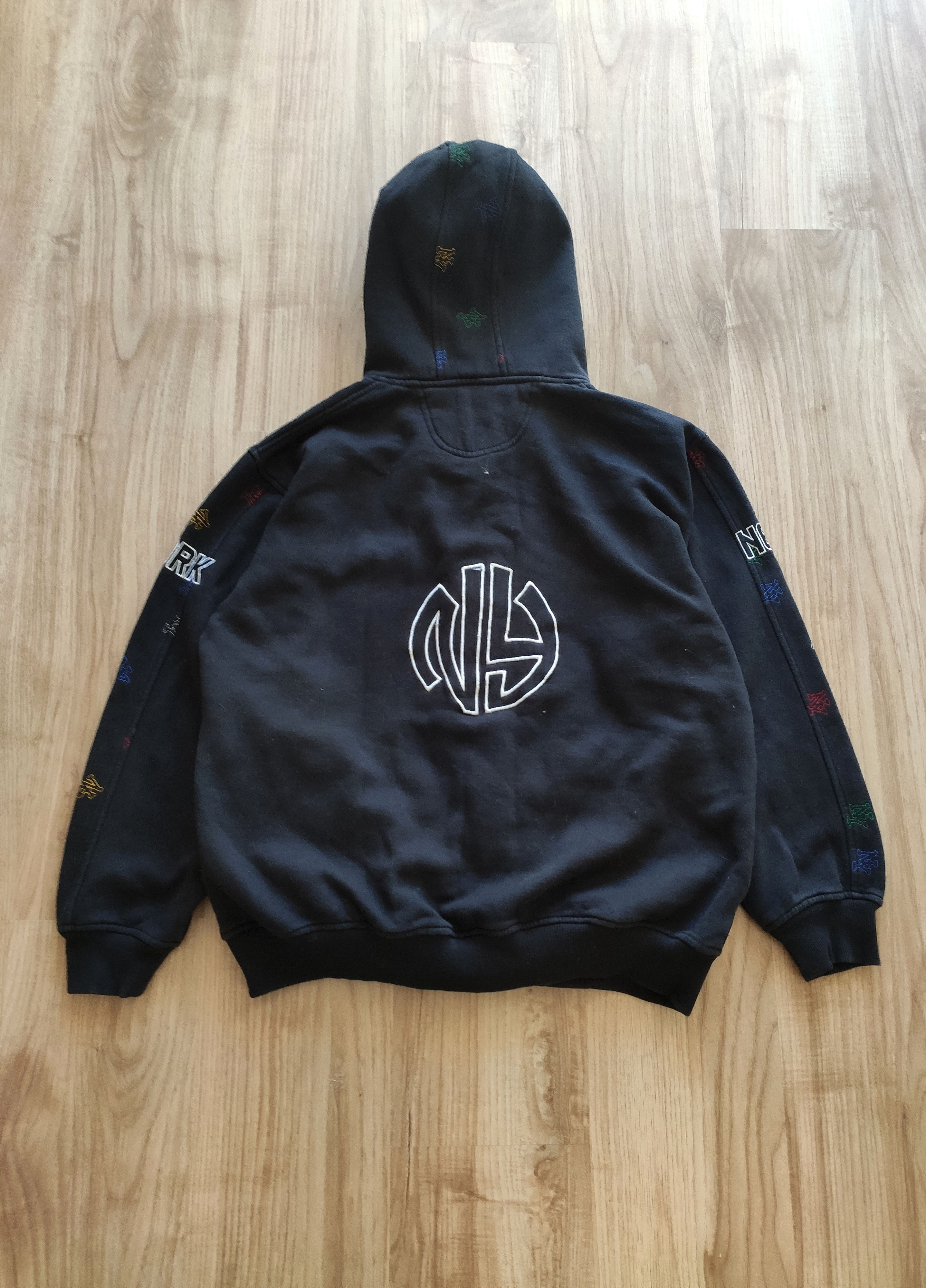 Vintage Vintage New York boxy zip hoodie 90s 80s skate streetwear Size US L / EU 52-54 / 3 - 7 Thumbnail