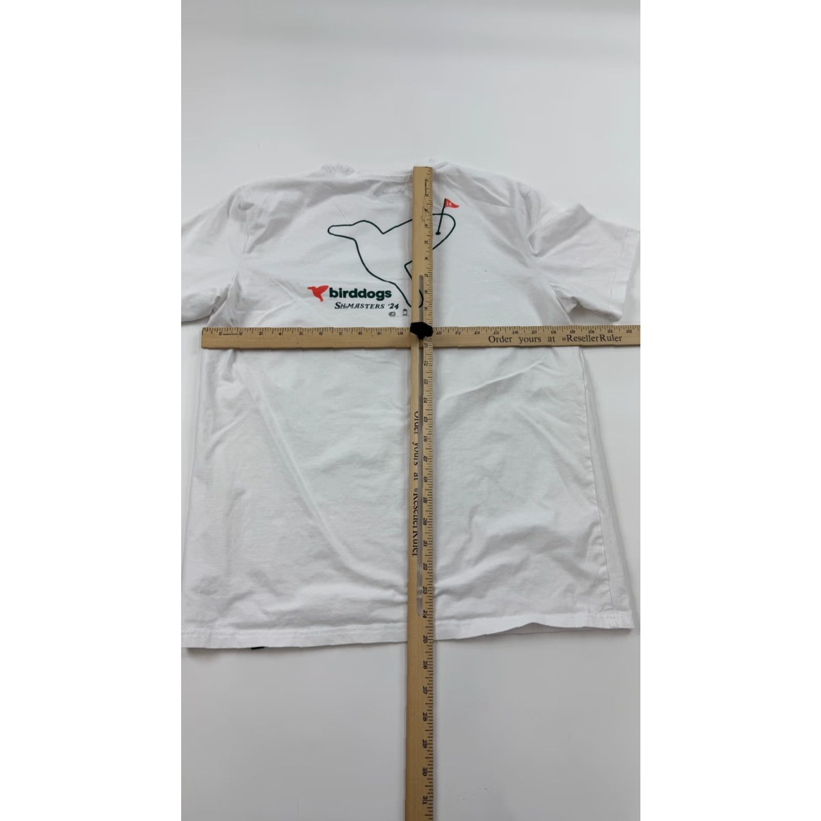 Vintage Birddogs Graphic Print Golf Shirt Mens Medium White Short Sleeve Tee Outdoor Size US M / EU 48-50 / 2 - 7 Thumbnail