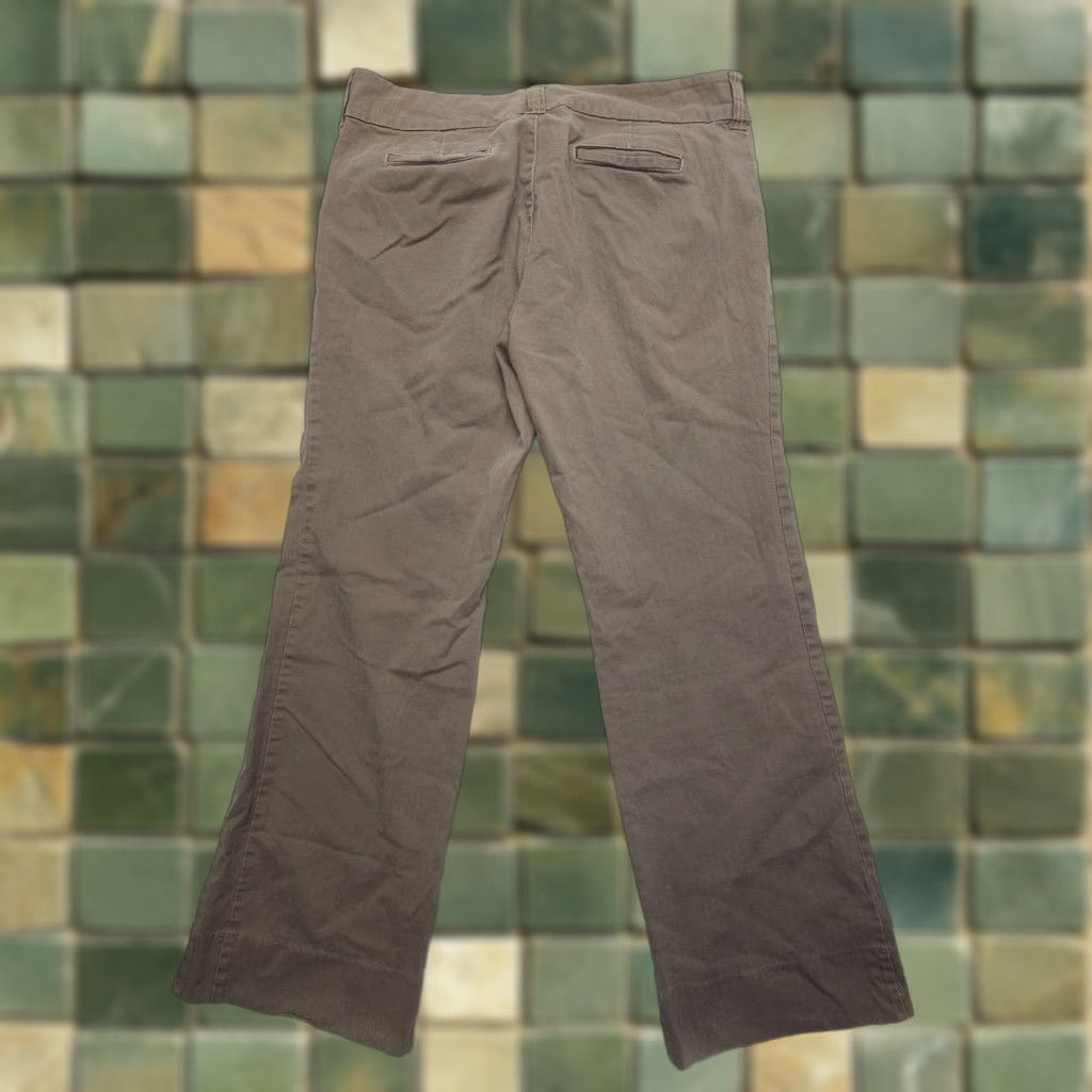 Gap VINTAGE Gap Low Rise Bootcut Pants Womens 14 Brown Y2K 2005 Boho Relaxed Stretch Size 36" / US 14 / IT 50 - 1 Thumbnail
