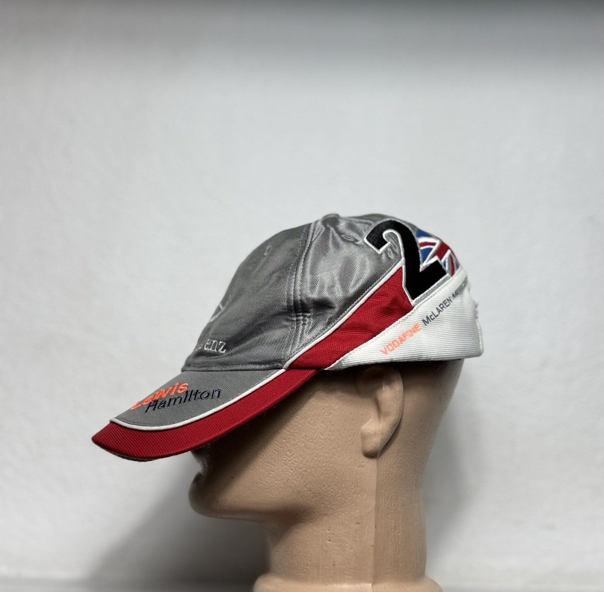 Mercedes-Benz Mercedes Benz #2 Vintage Racing Cap Vodafone Mclaren Size ONE SIZE - 2 Thumbnail