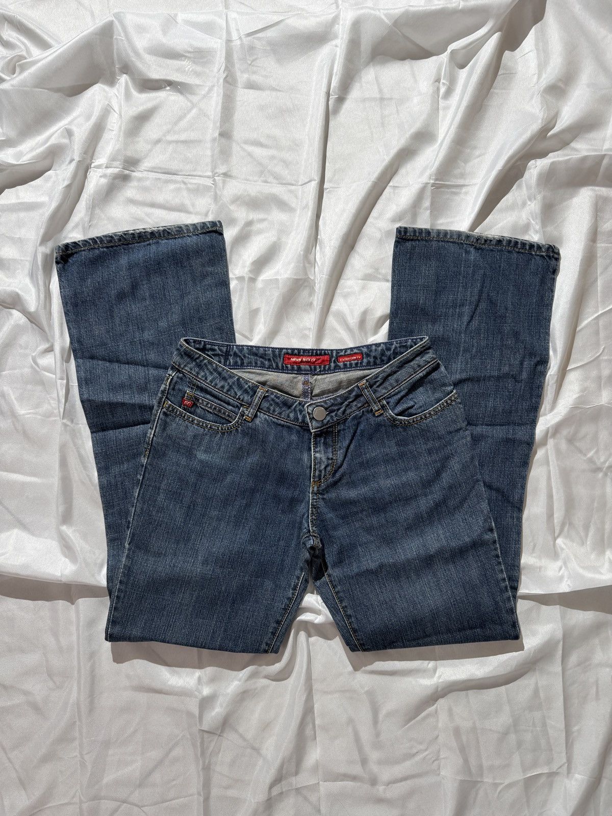 Miss Sixty Miss Sixty Y2K Low Rise Flared Jeans Size 29" - 2 Thumbnail