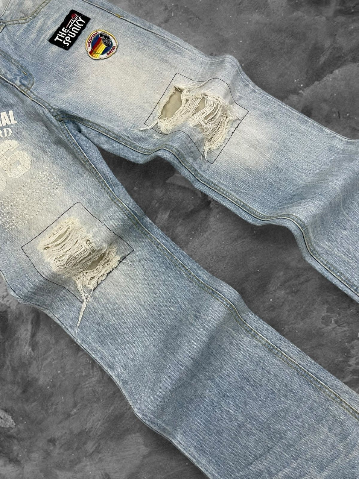 Hysteric Glamour Vintage 1999s Rare Style Designer Buzzspunky Artwork Denim Size US 30 / EU 46 - 4 Thumbnail