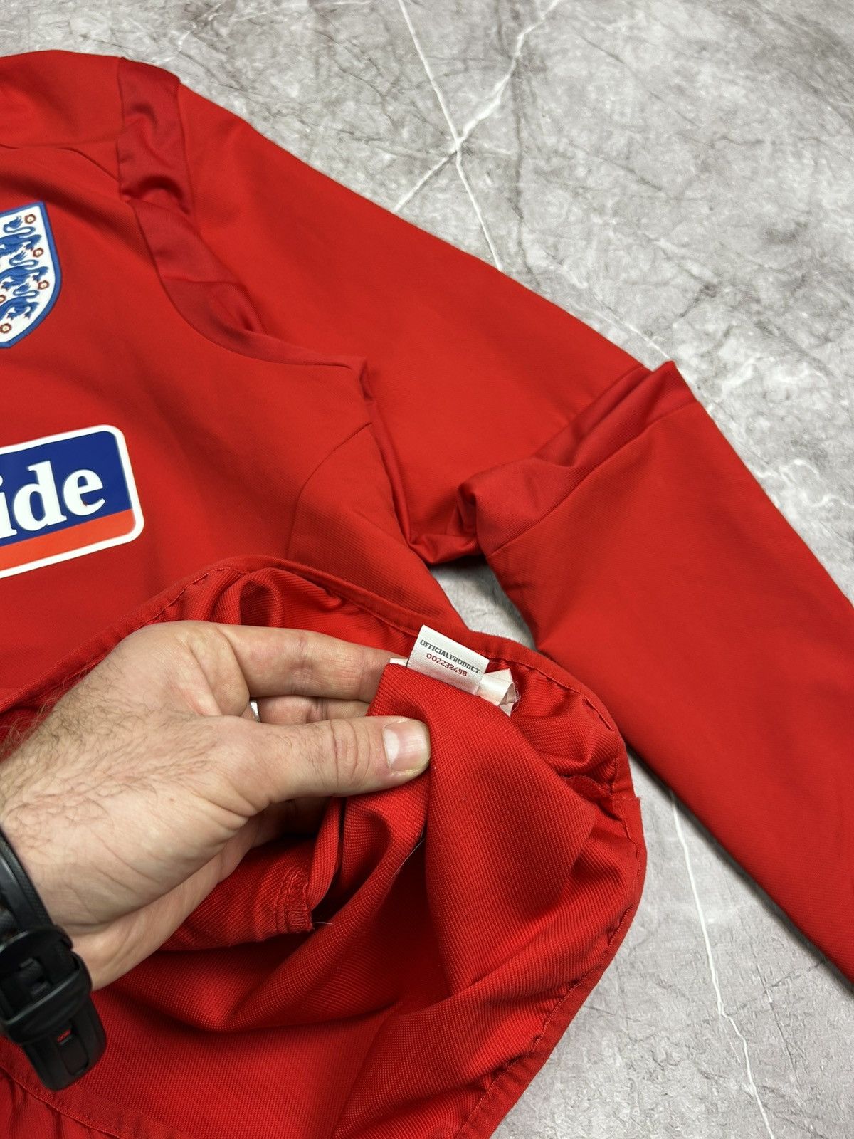 Umbro England Umbro Jacket LS Jumper Football Soccer Nationwide L Size US L / EU 52-54 / 3 - 9 Thumbnail