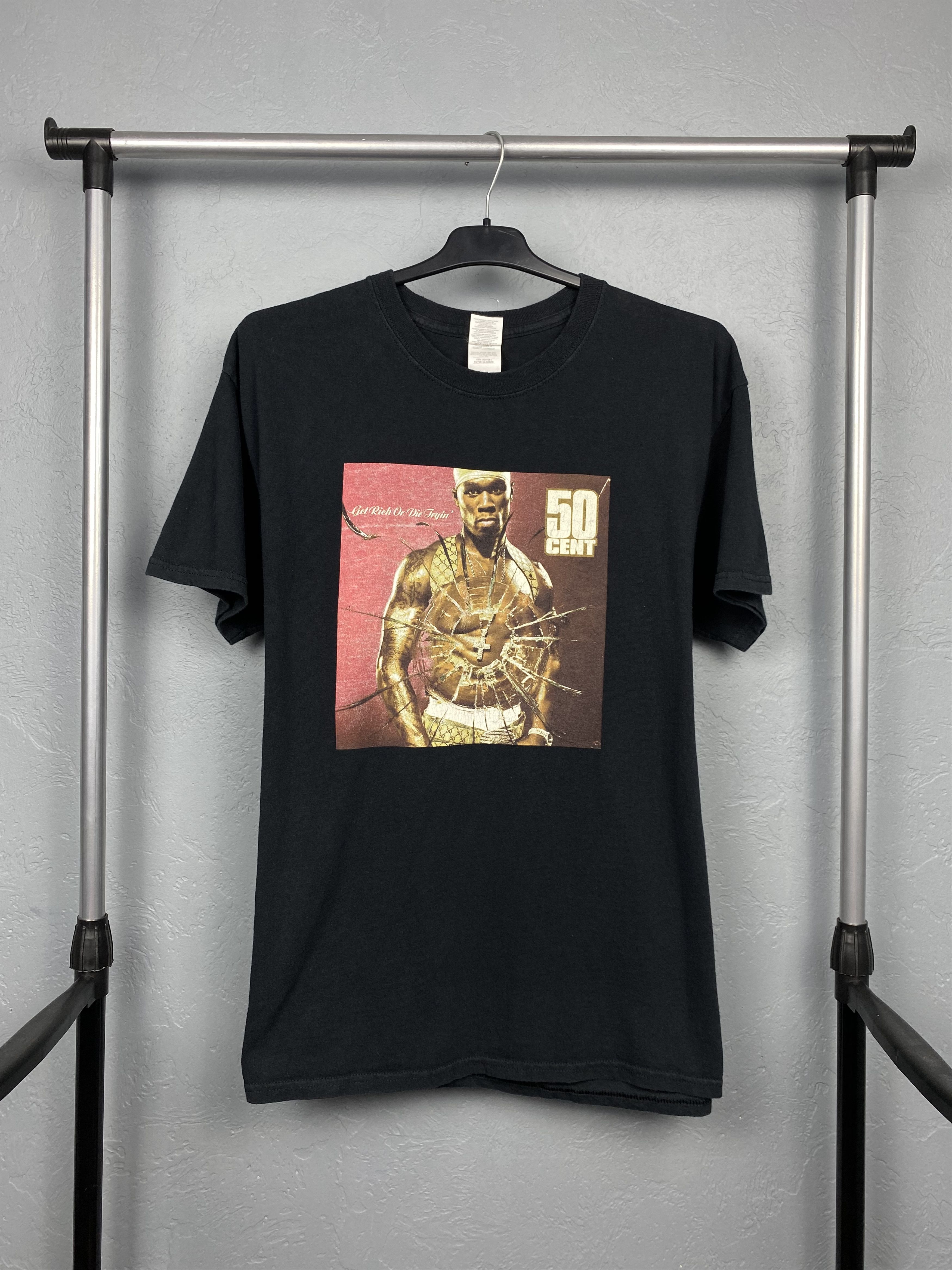 50 Cent 50 Cent Vintage Rap T-Shirt Y2K Tee Size US L / EU 52-54 / 3 - 1 Thumbnail