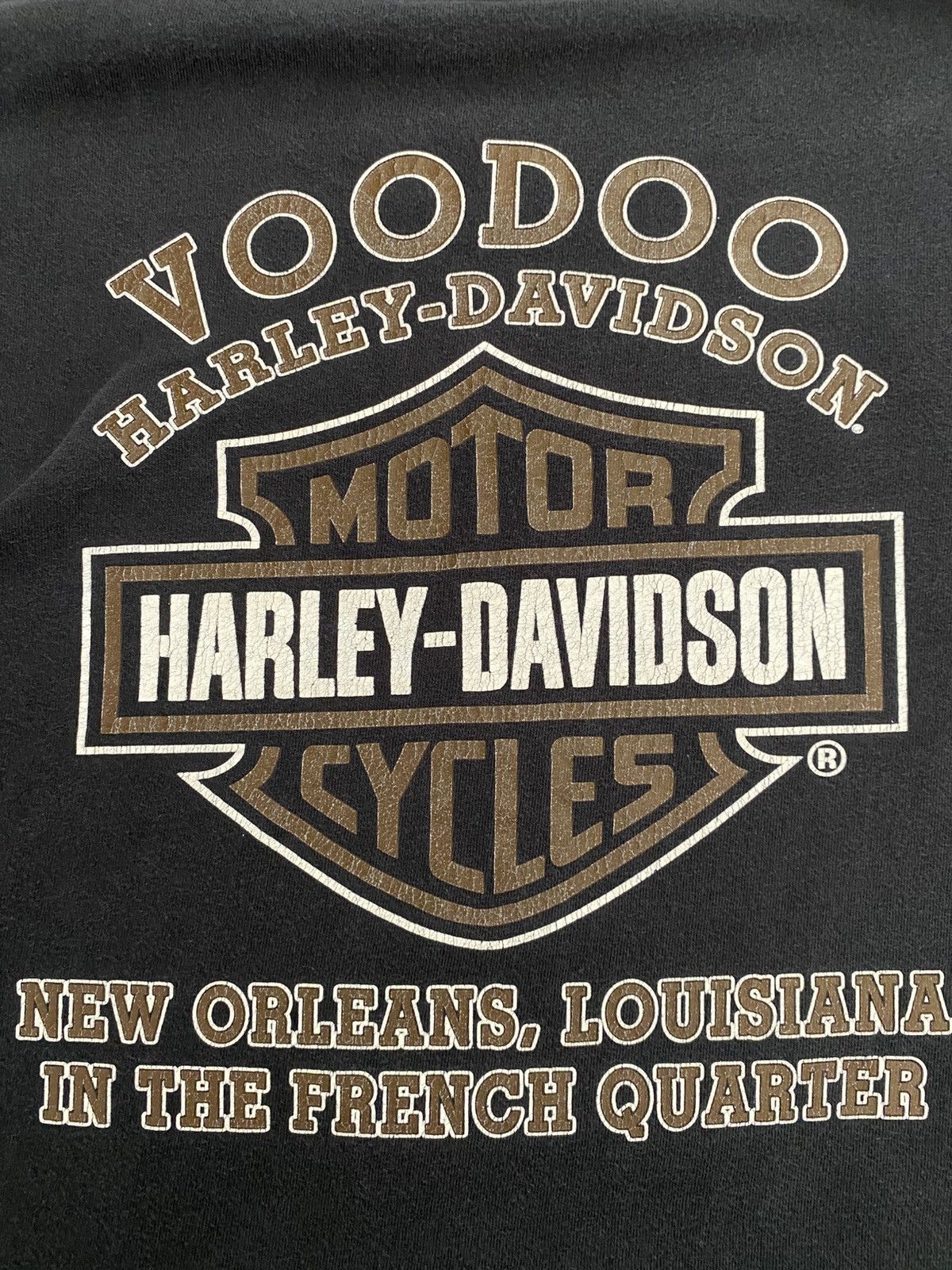 Harley Davidson × Vintage Harley Davidson Voodoo Vintage T shirt Size US XL / EU 56 / 4 - 4 Thumbnail