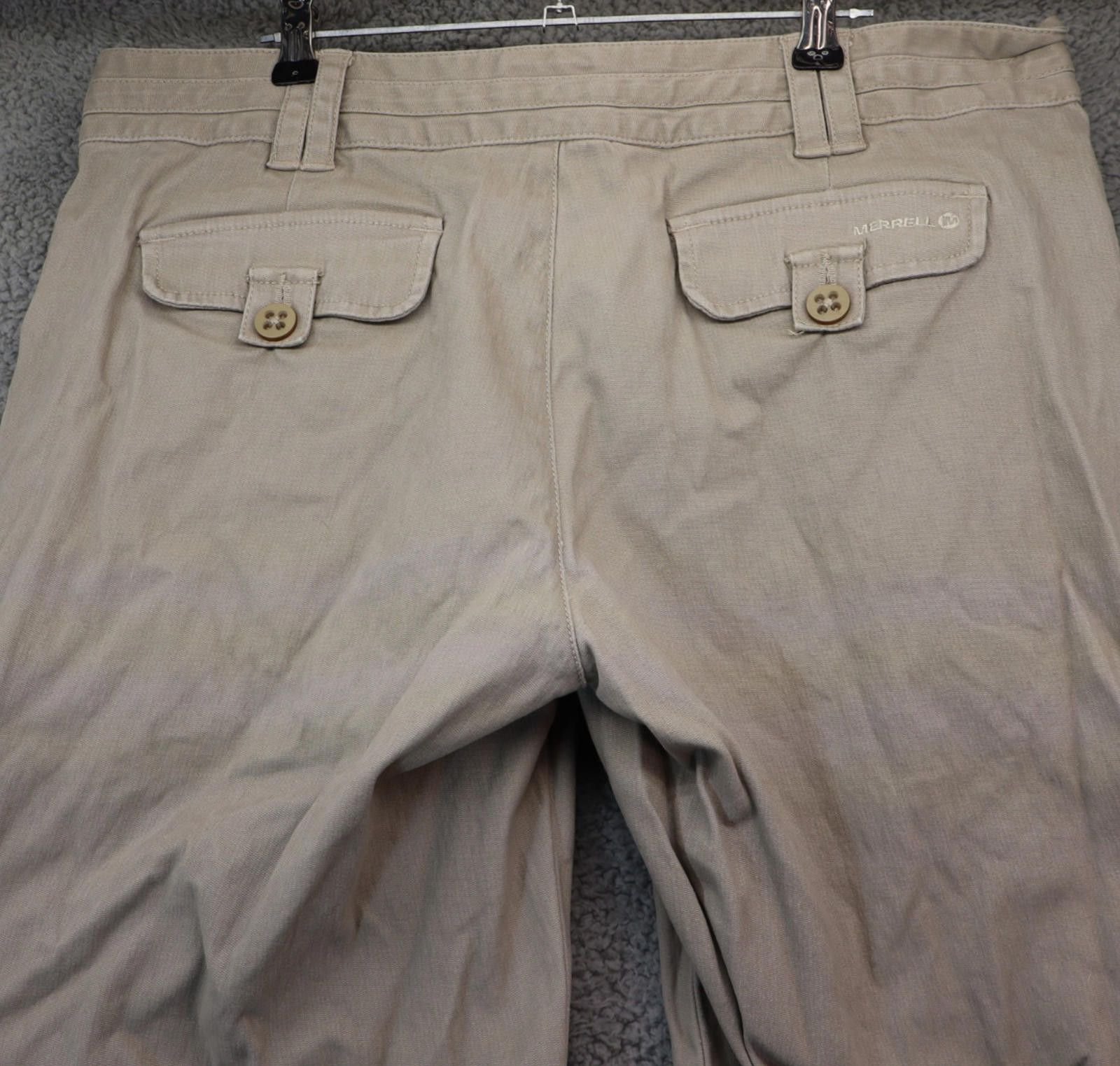 Merrell Merrell Pants Women 10 Daphne Stone Tan Mid Rise Utility Size 30" / US 8 / IT 44 - 2 Thumbnail