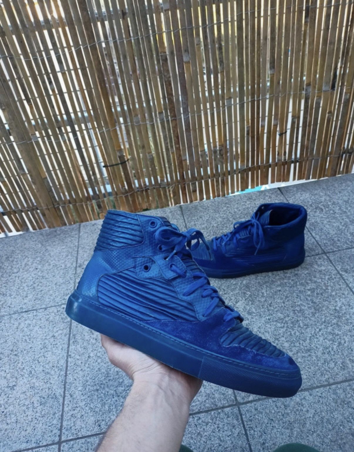 Balenciaga Balenciaga pleated high monochromes violet rare vintage Size US 7 / EU 40 - 2 Thumbnail