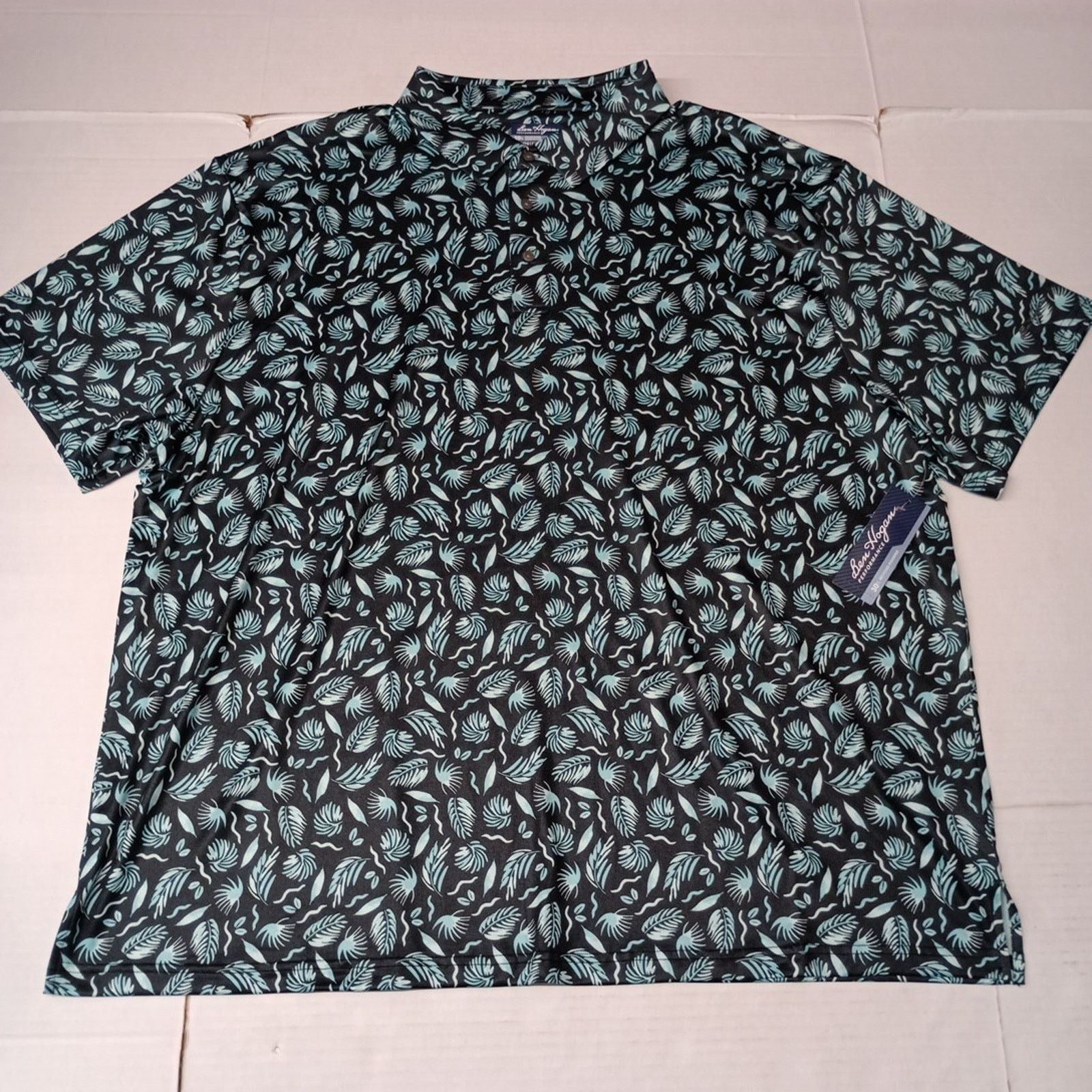 Other Ben Hogan Polo Shirt Mens Size 3XL 54/56 Floral Print UPF 15 Size US XXL / EU 58 / 5 - 1 Thumbnail