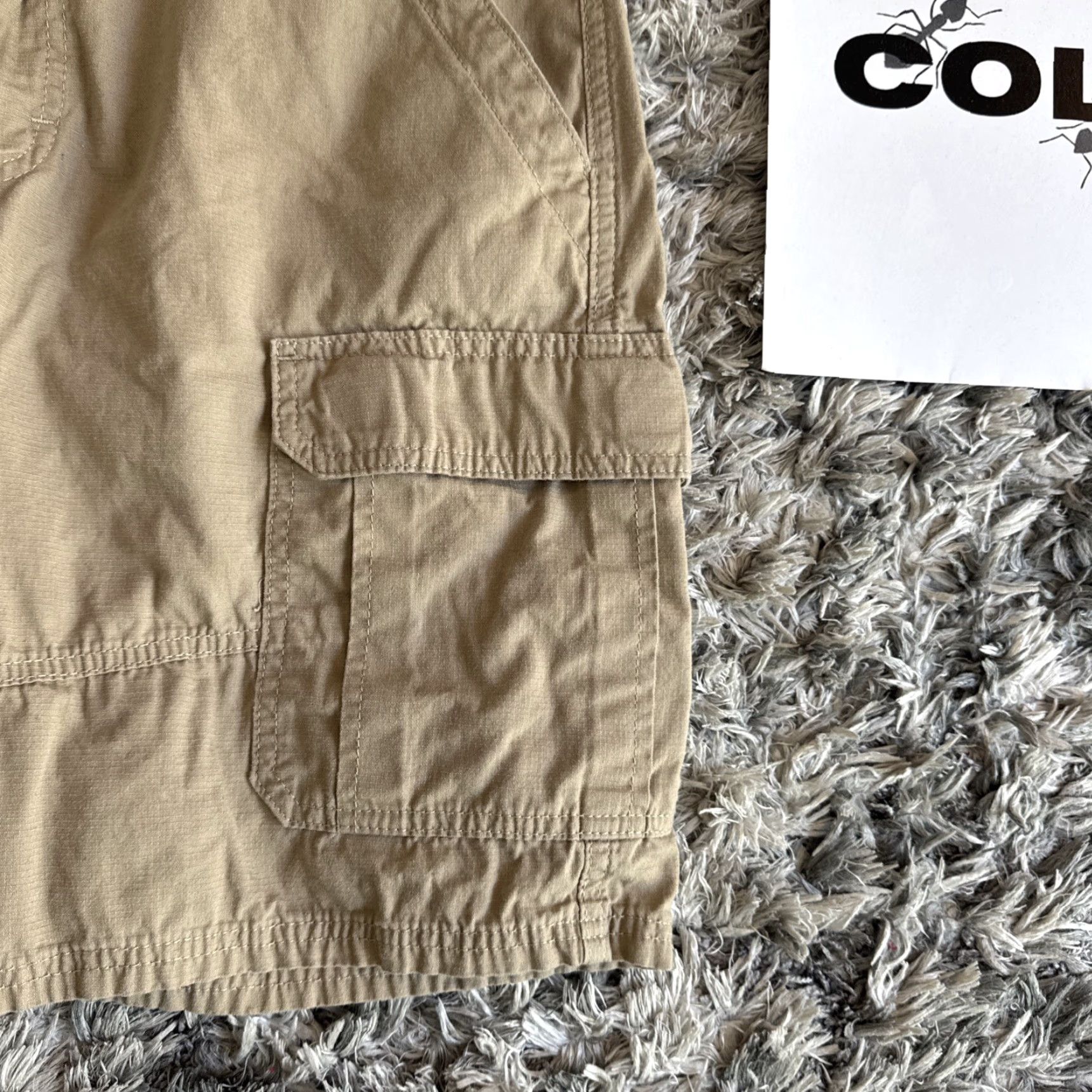 Wrangler VINTAGE Wrangler Cargo Shorts Men 32 Tan Brown Multi Pockets Hip Hop Y2K Mens Size US 32 / EU 48 - 3 Thumbnail