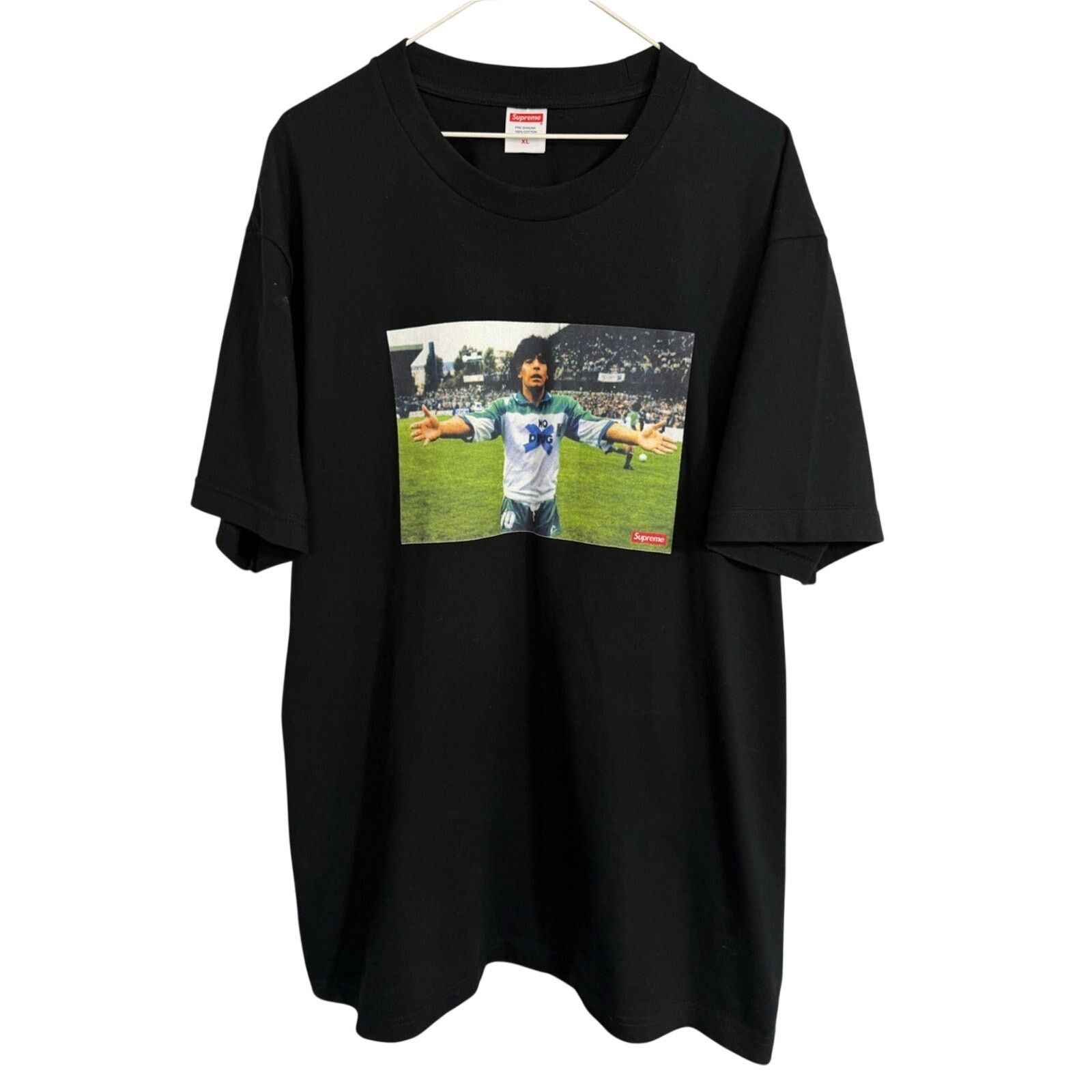 Number (N)ine × Supreme Supreme Number Nine Shut Up Tee Black Size