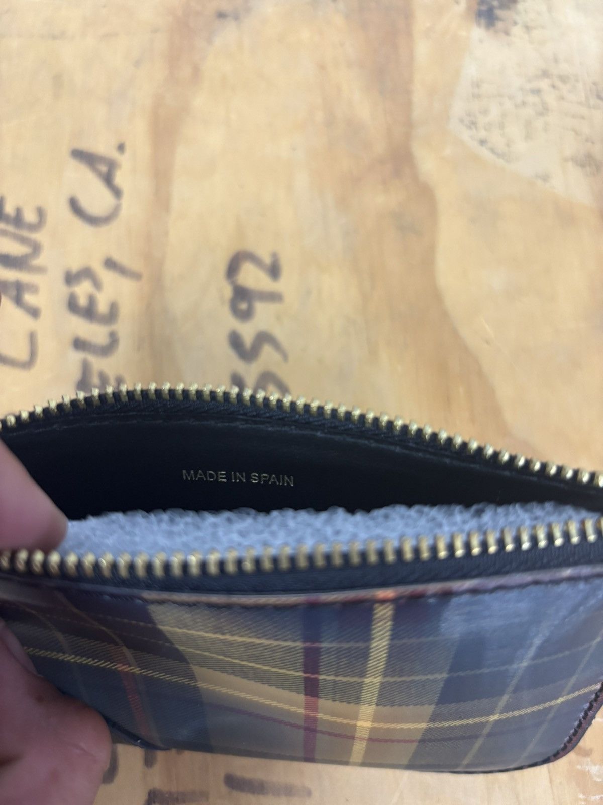 Comme des Garcons Comme Des Garçons Wallet SA8100 Lenticular Tartan pouch Size ONE SIZE - 3 Thumbnail