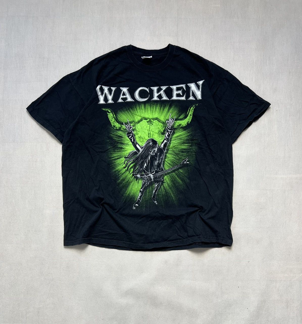 Band Tees × Vintage Tshirt Wacken Metal vintage tees black Size US XL / EU 56 / 4 - 1 Thumbnail