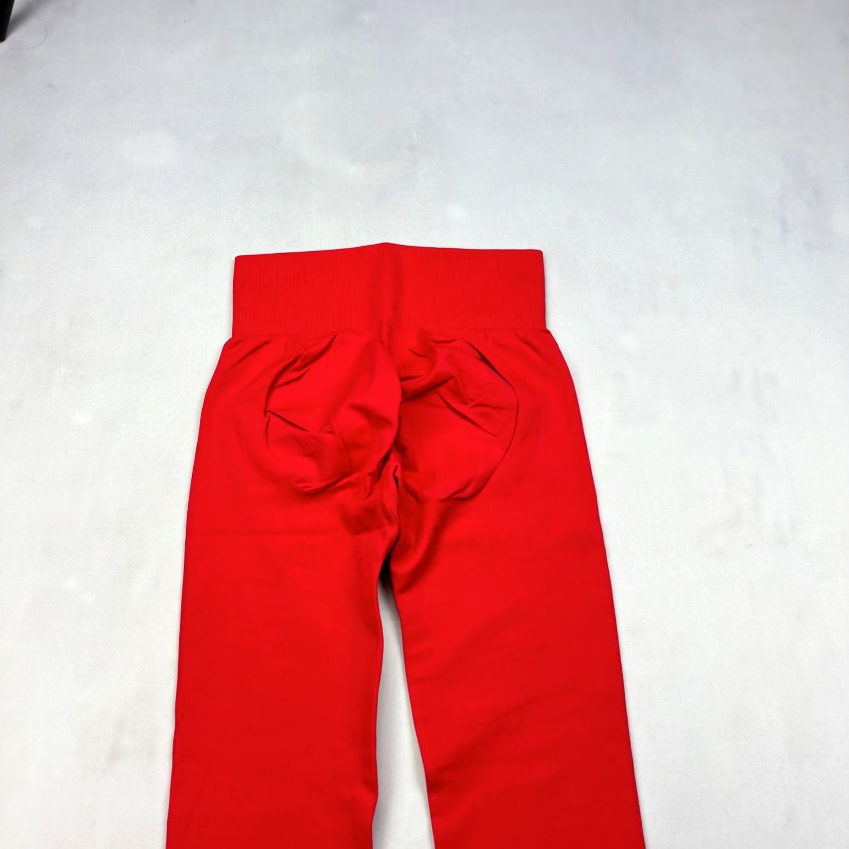 Vintage OQQ Leggings Butt Lifting High Waist Sculpting Yoga Pilates Gym Red Medium Womens Size 32" / US 10 / IT 46 - 4 Thumbnail
