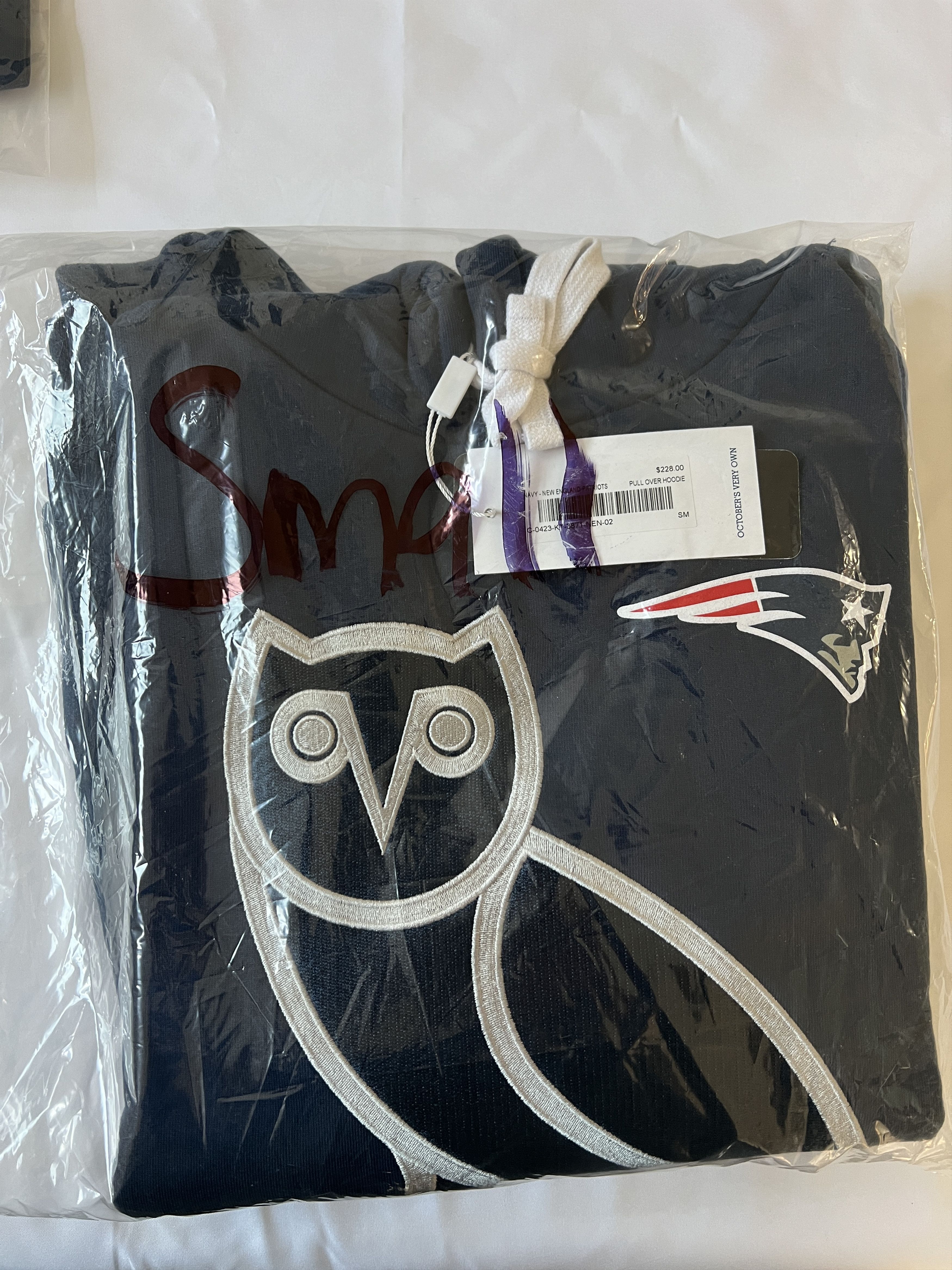 Drake OVO x NFL NEW ENGLAND PATRIOTS OG HOODIE Size US S / EU 44-46 / 1 - 7 Thumbnail