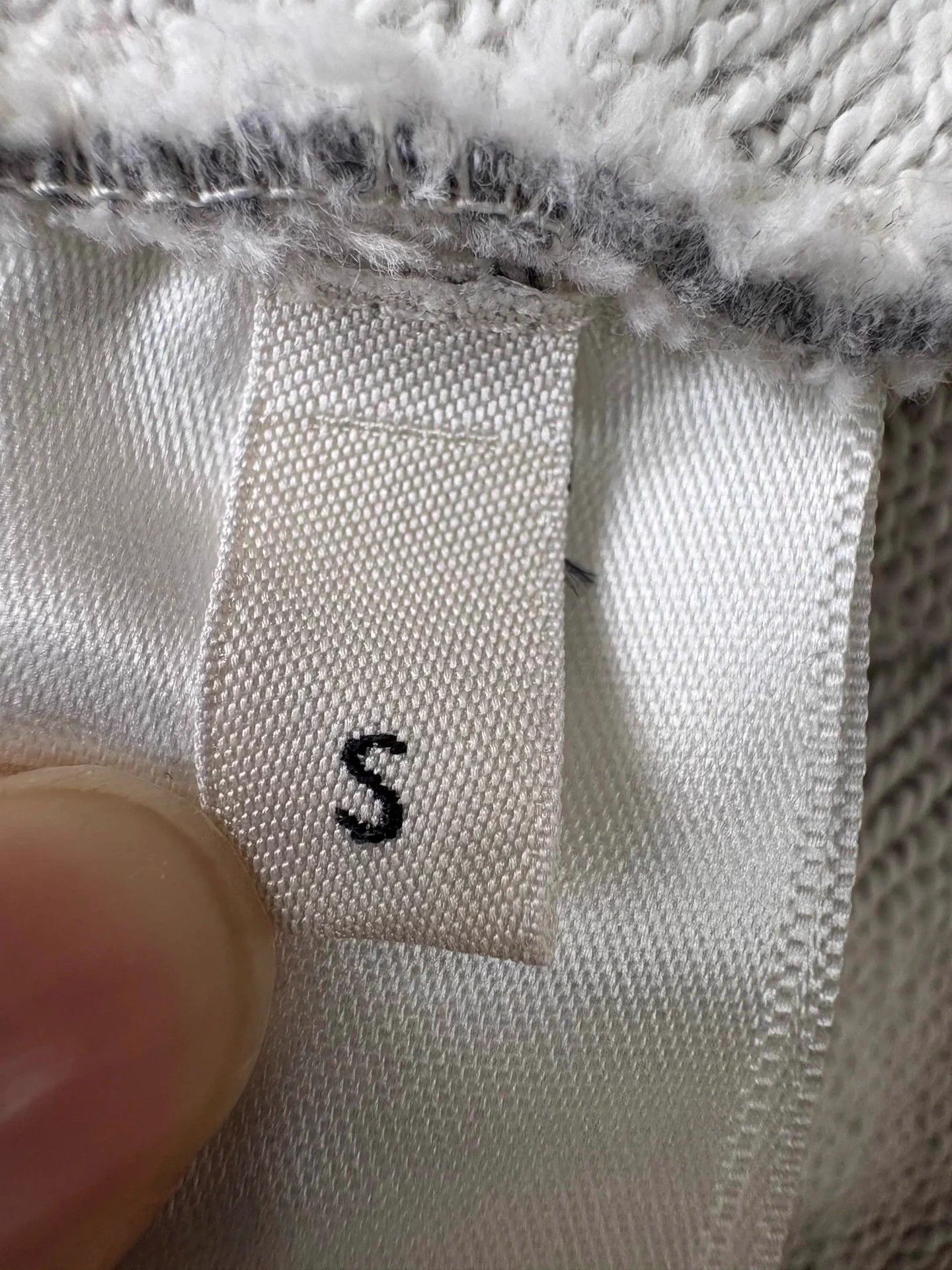 Celine Celine Gray & White Logo Cotton Hooded Jacket S Size S / US 4 / IT 40 - 7 Thumbnail