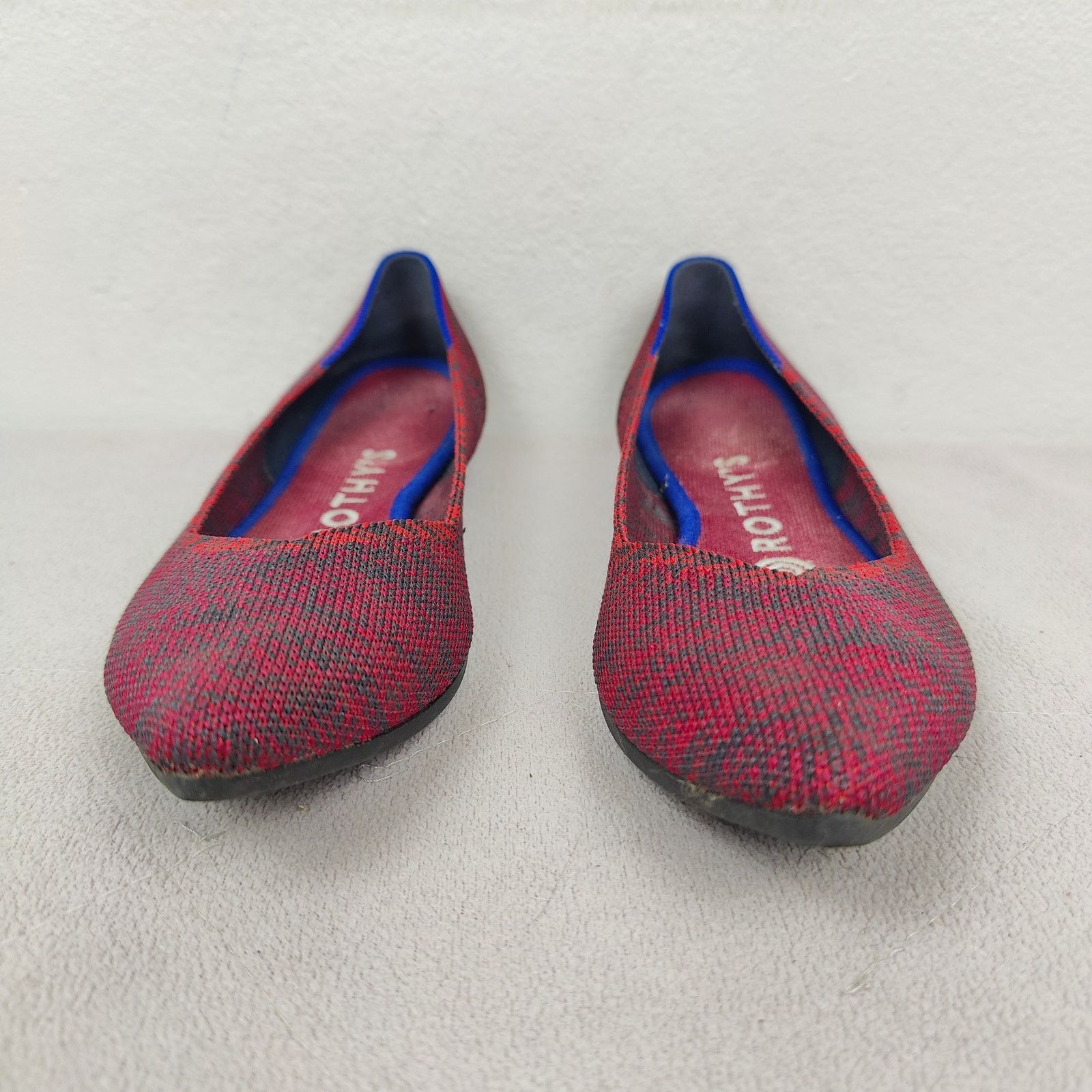 Other Rothy's The Point Flat Womens 6 Crimson Heather Red Size US 6 / IT 36 - 3 Thumbnail