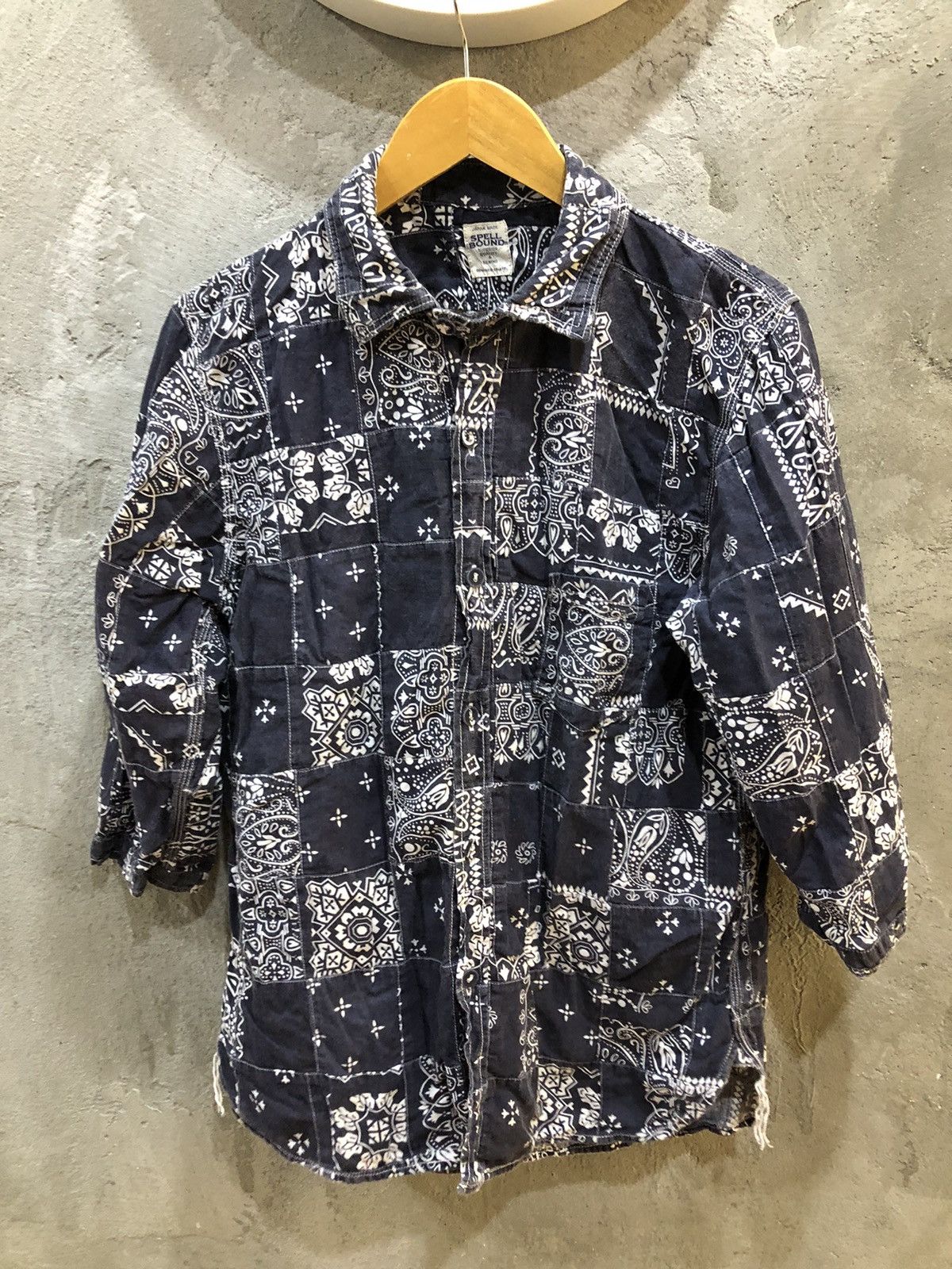 Kapital SpellBound Domingo Patchwork Bandana Half Sleeve Shirt Size US L / EU 52-54 / 3 - 18 Thumbnail