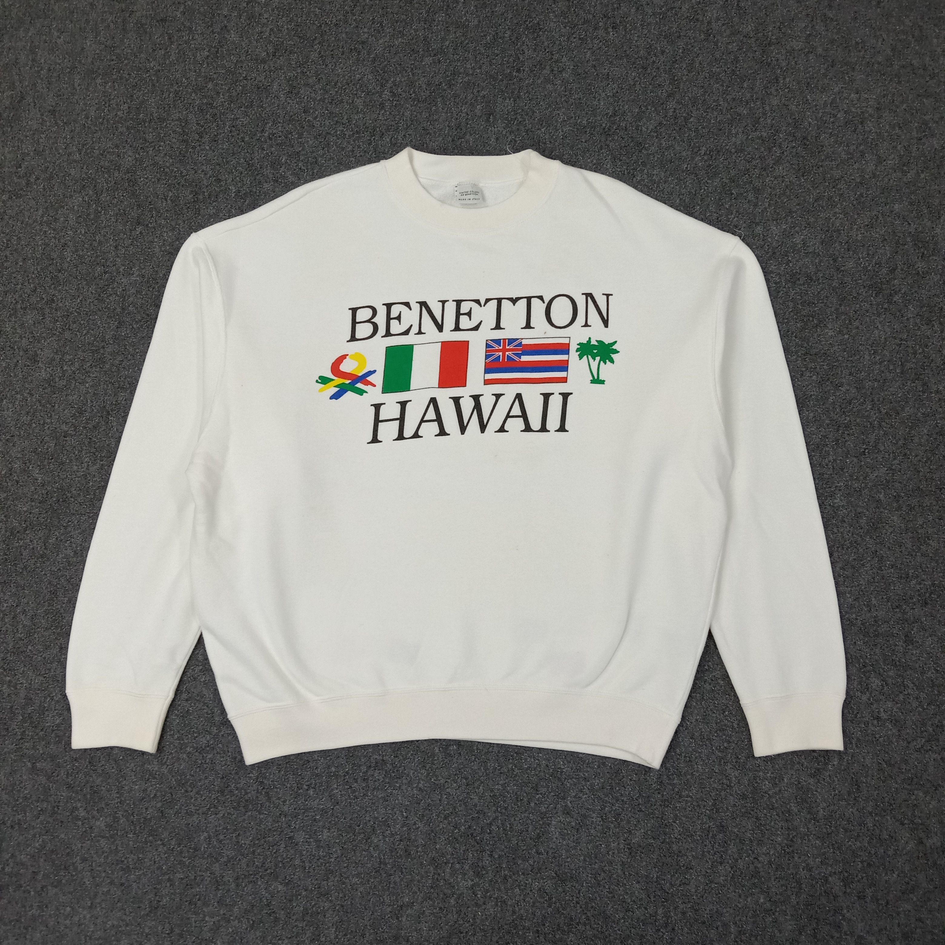 Benetton Benetton Hawai Formula One Motorsports Sweatshirt C227N15 Size US XL / EU 56 / 4 - 1 Thumbnail