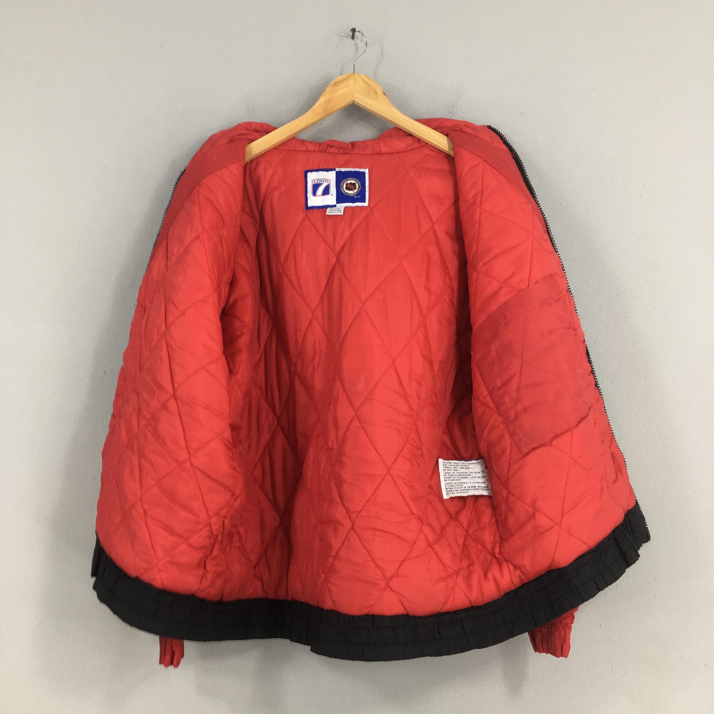 NHL 90s Chicago Blackhawks NHL Hoodie Bomber Jacket Medium Size US M / EU 48-50 / 2 - 4 Thumbnail