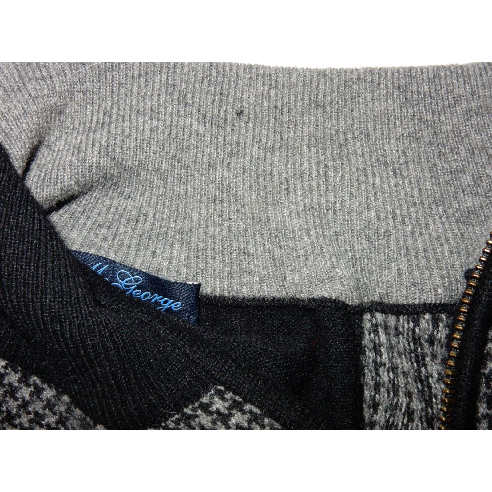 Ballantyne Ballantyne Men's Wool Bomber Jacket Size L Black Outer Shell Clothing Size US L / EU 52-54 / 3 - 6 Thumbnail