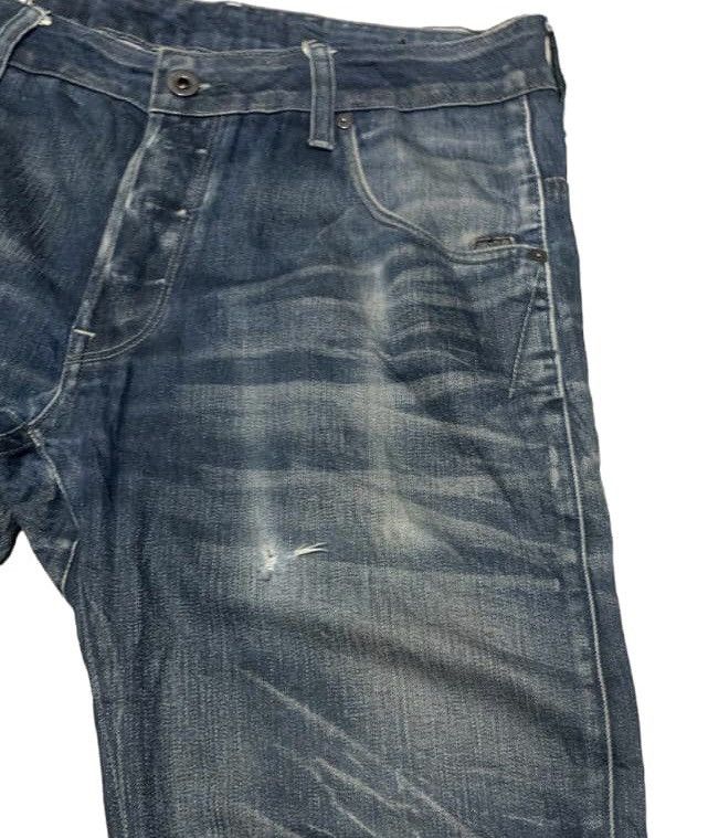 If Six Was Nine G Star Raw Curve Leg Faded Black Jeans Size US 32 / EU 48 - 5 Thumbnail
