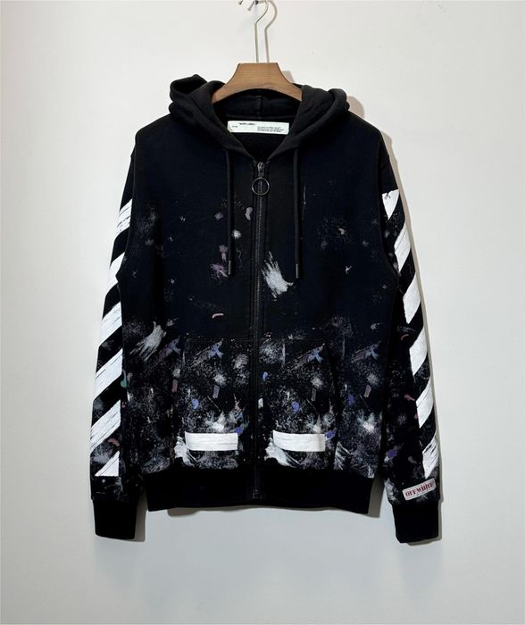 Off white cheap firework hoodie