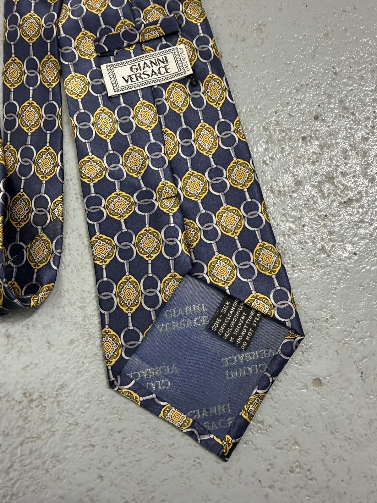Versace Vintage Gianni Versace Silk Tie Size ONE SIZE - 7 Thumbnail